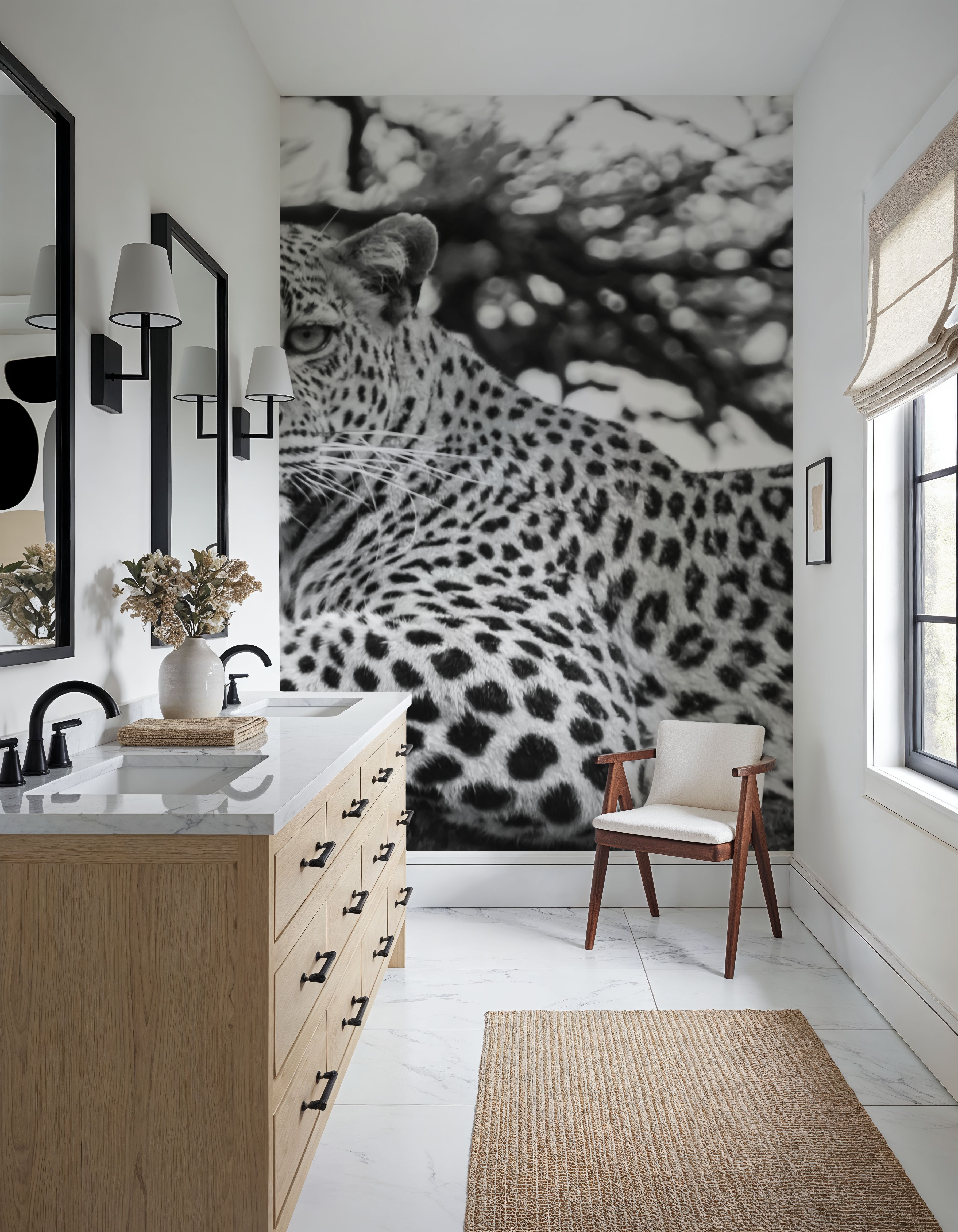 Lounging Leopard Neutral