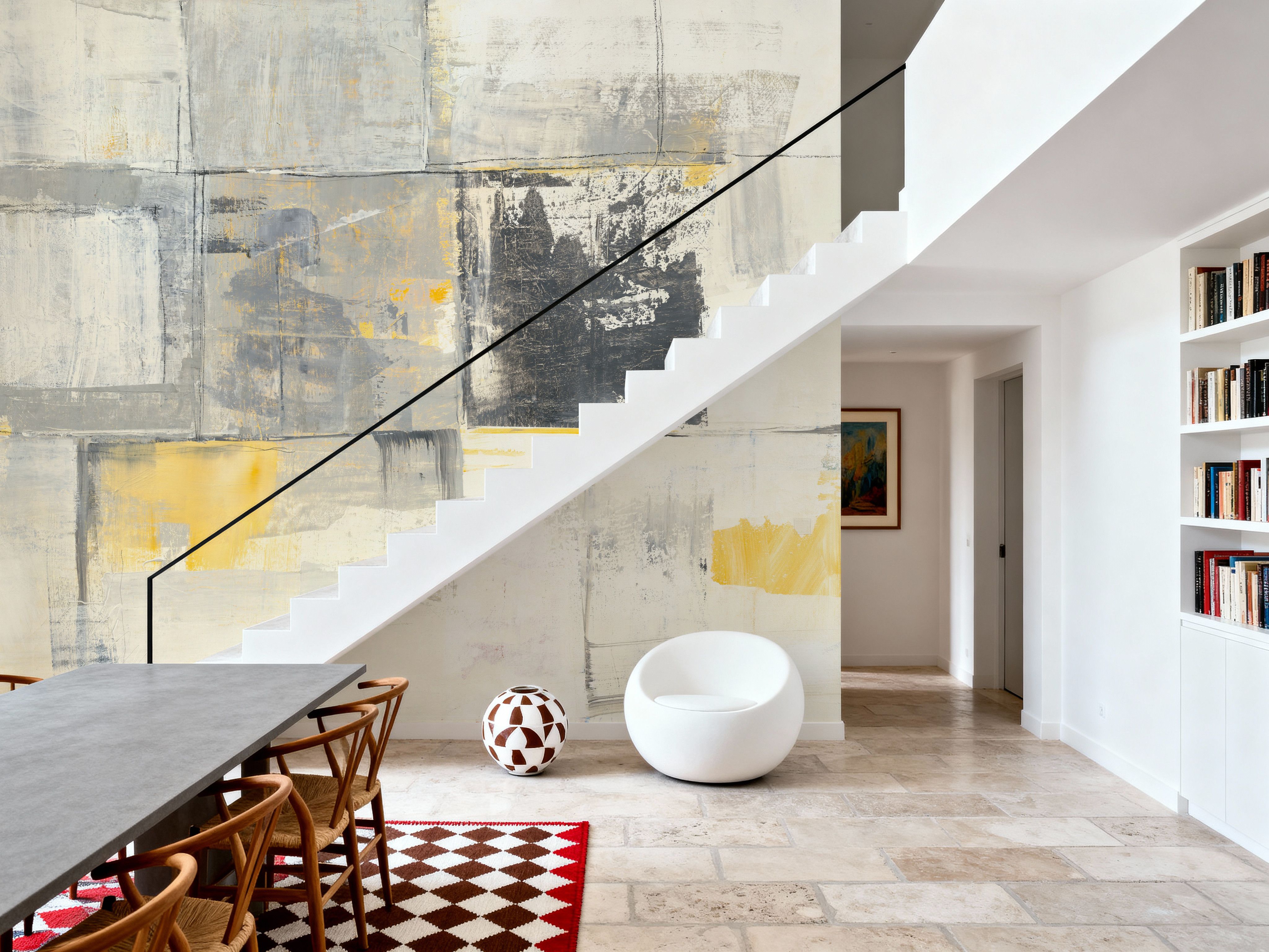 Gray and Yellow Blocks I