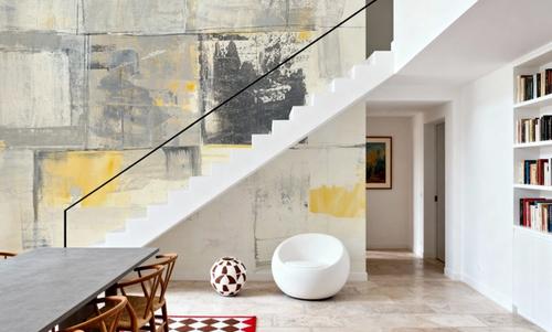 Gray and Yellow Blocks I