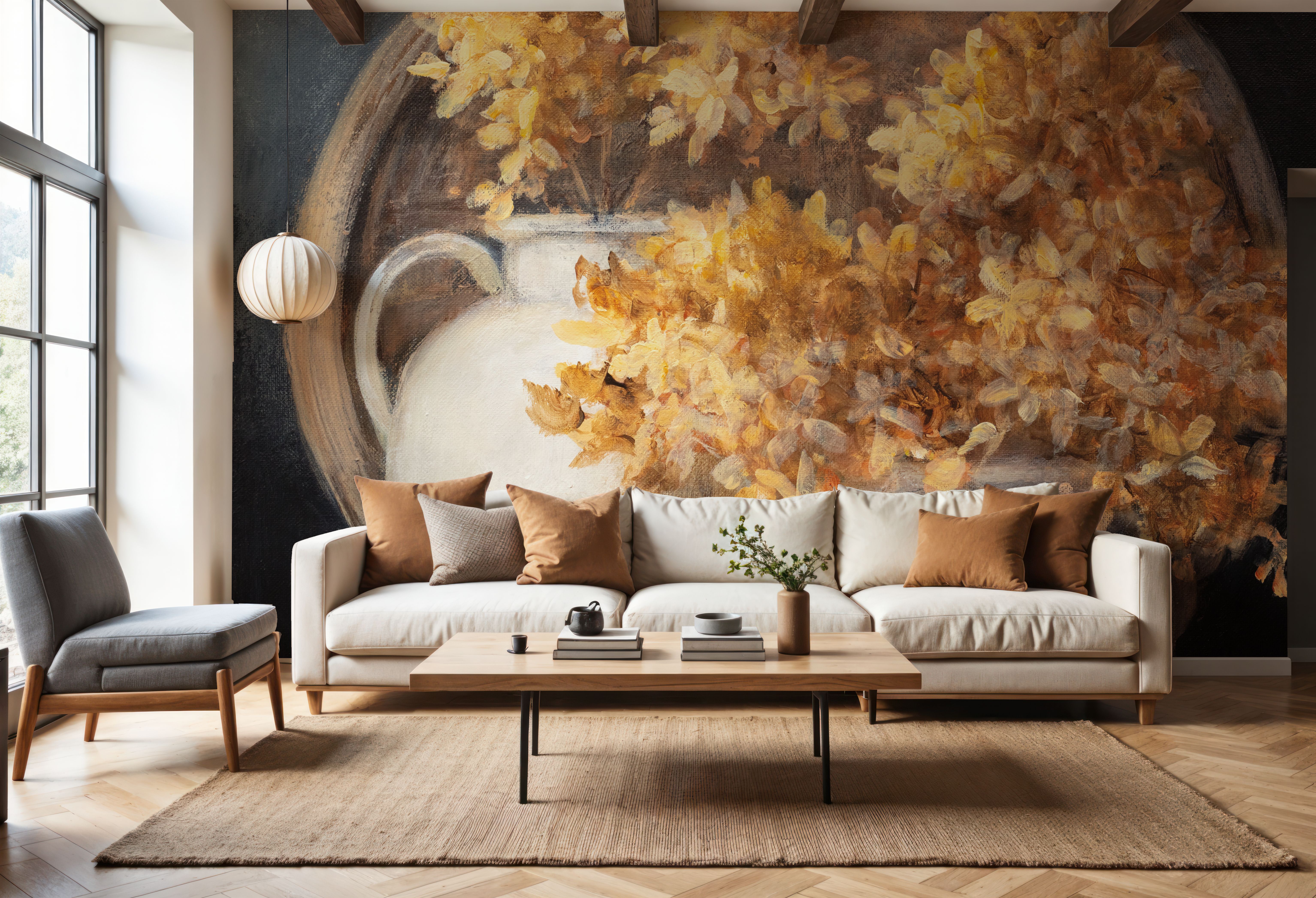 Golden Hydrangeas II