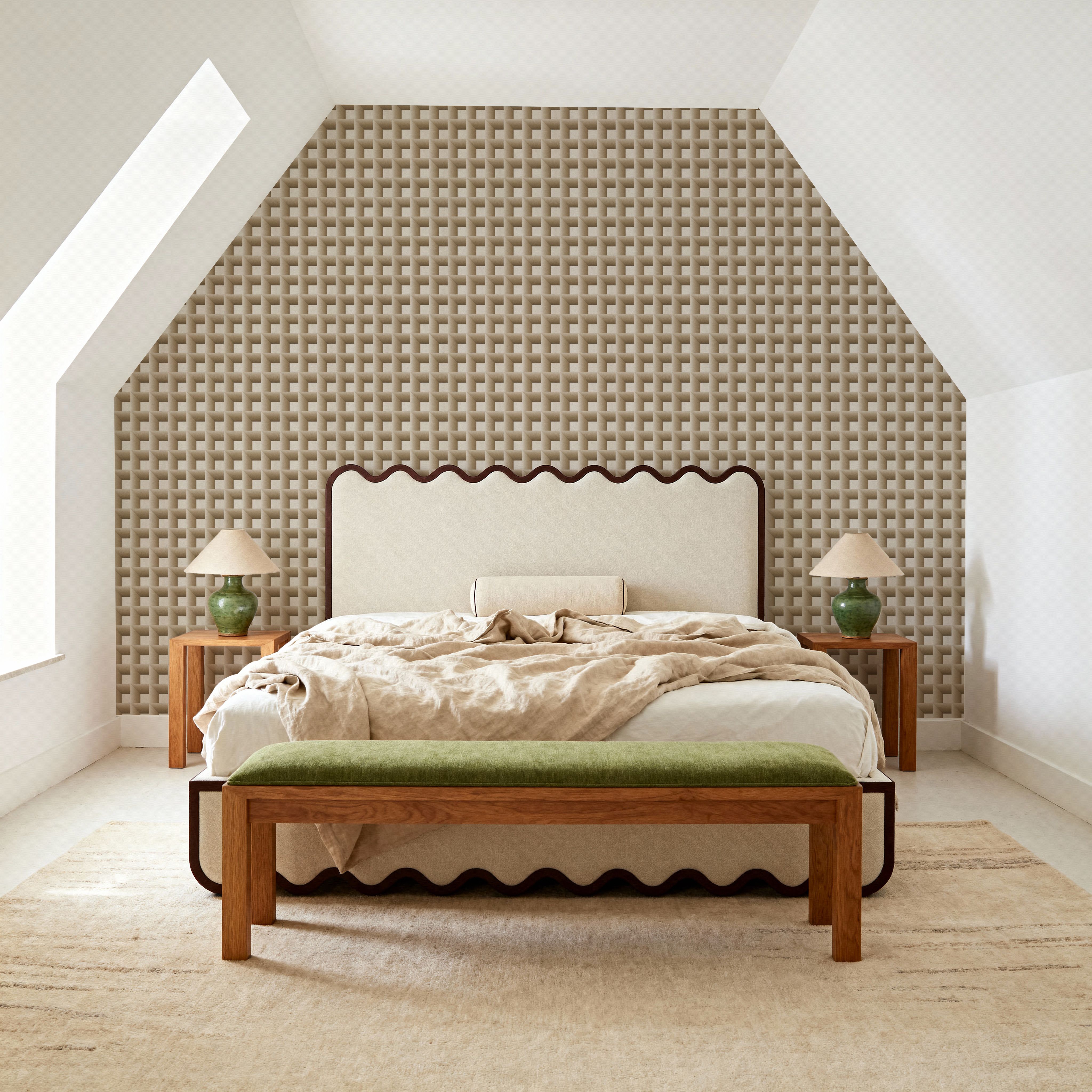 Decorative Cubes, Beige