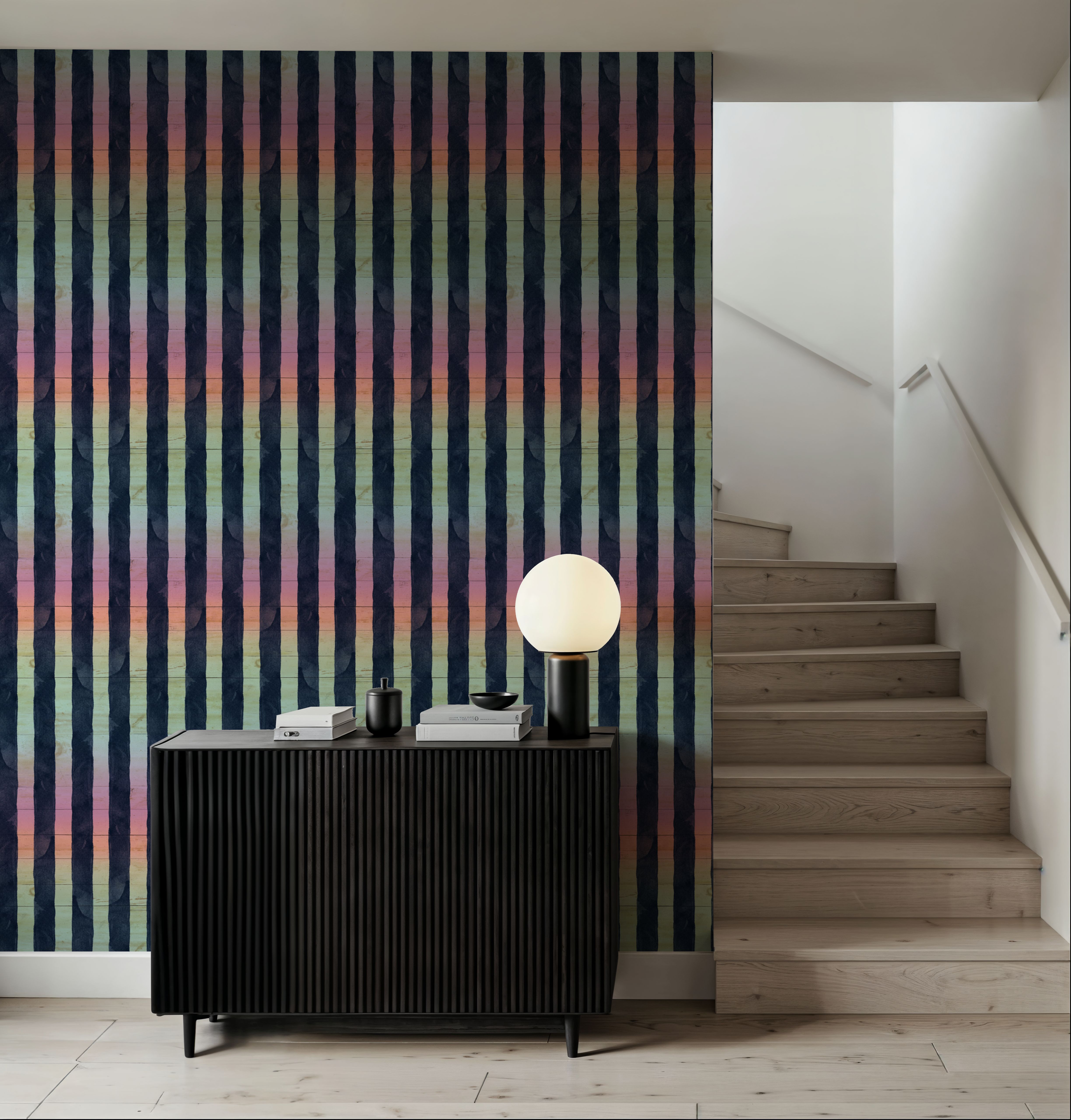 Mystical Neon Stripes