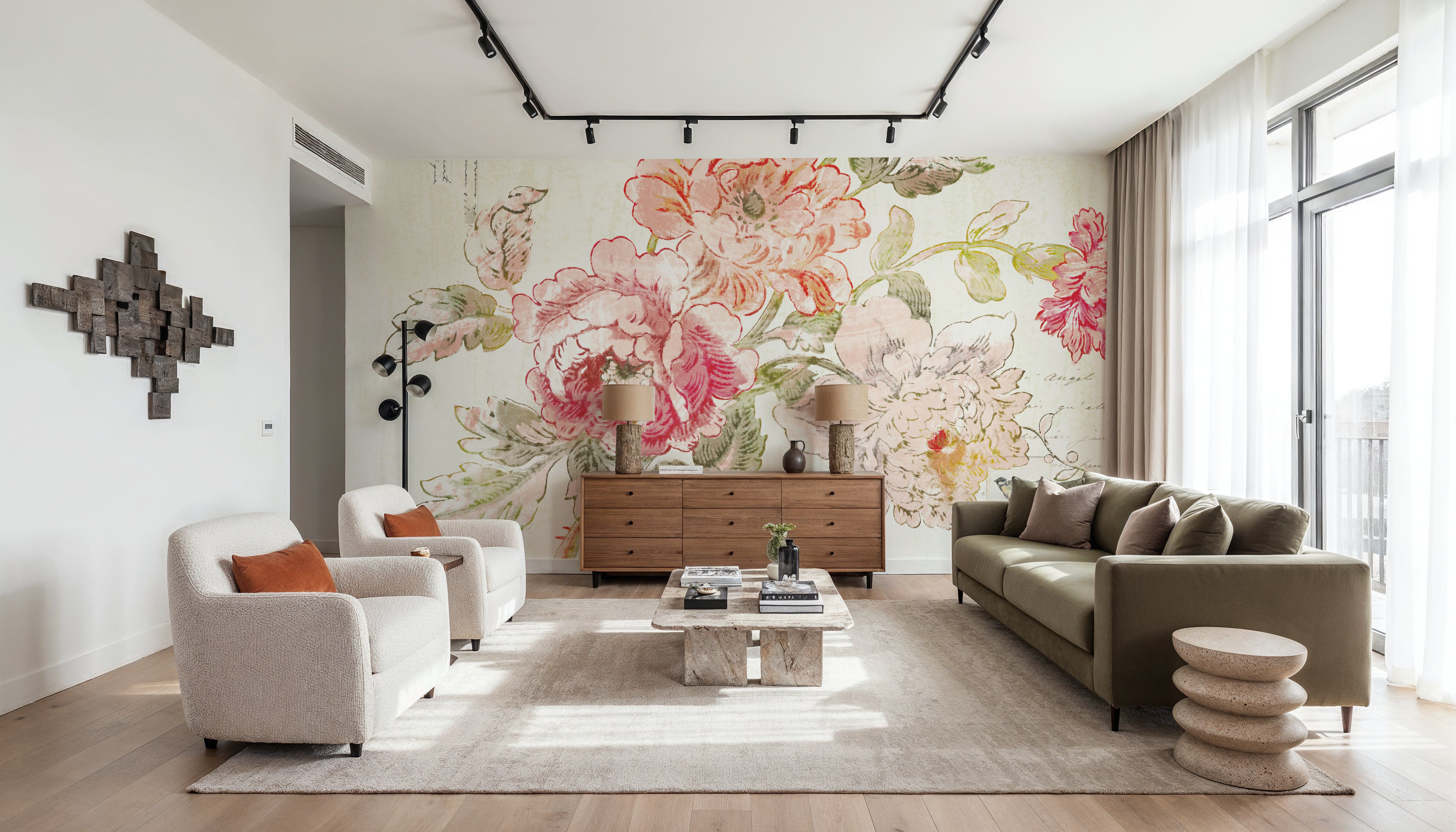 Cottage Roses I