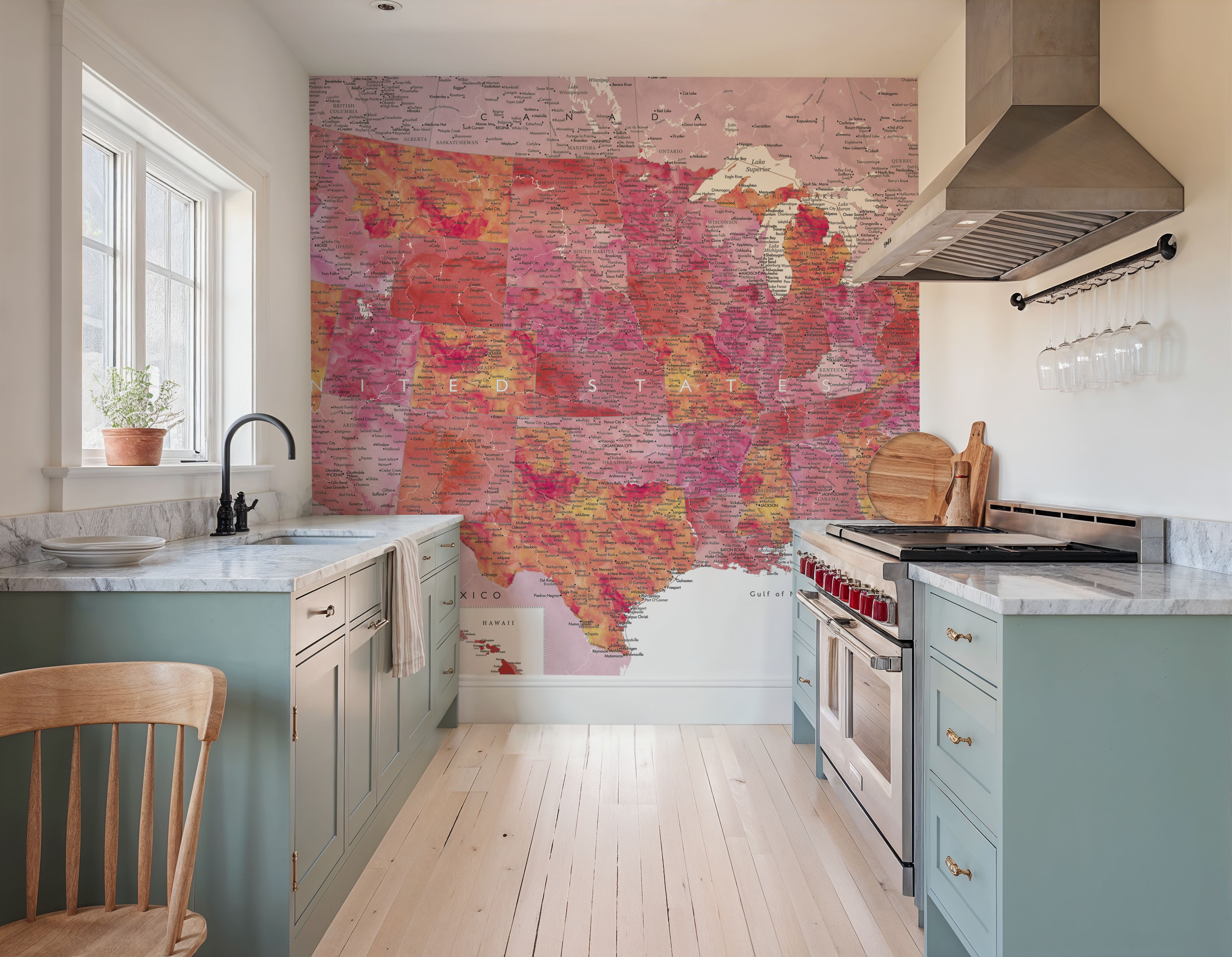 US Map Detailed - Tatiana