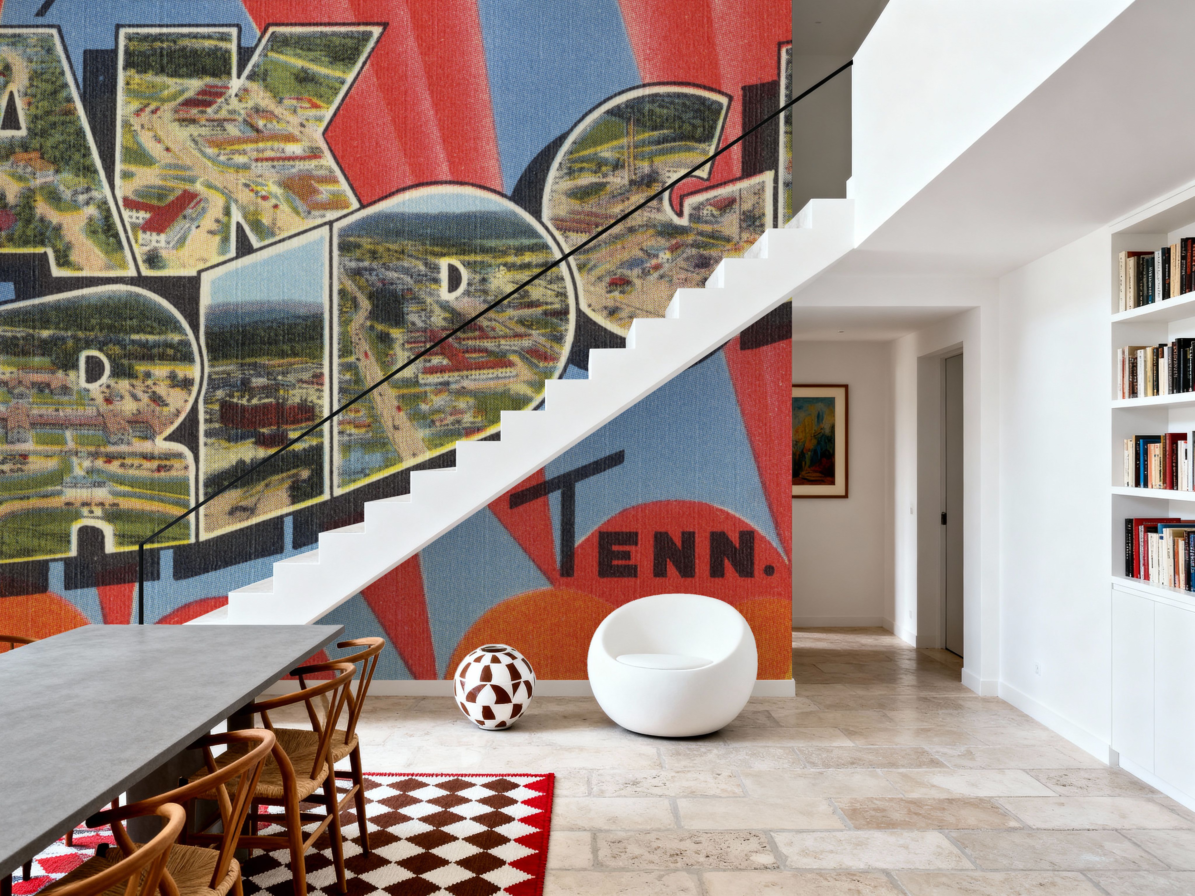 Greetings from Oak Ridge - Screenprint Postcard