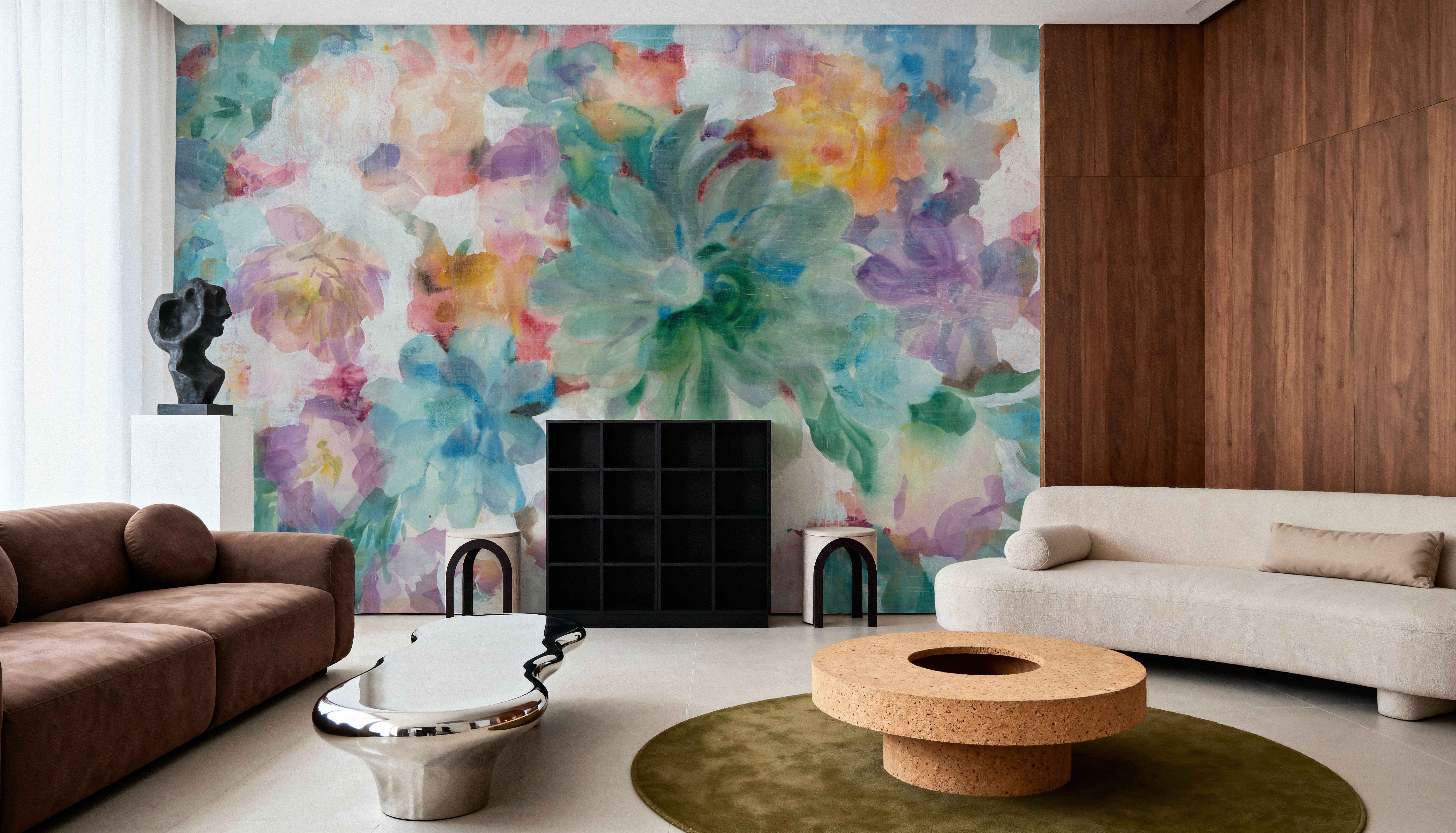 Succulent Florals, Papier peint