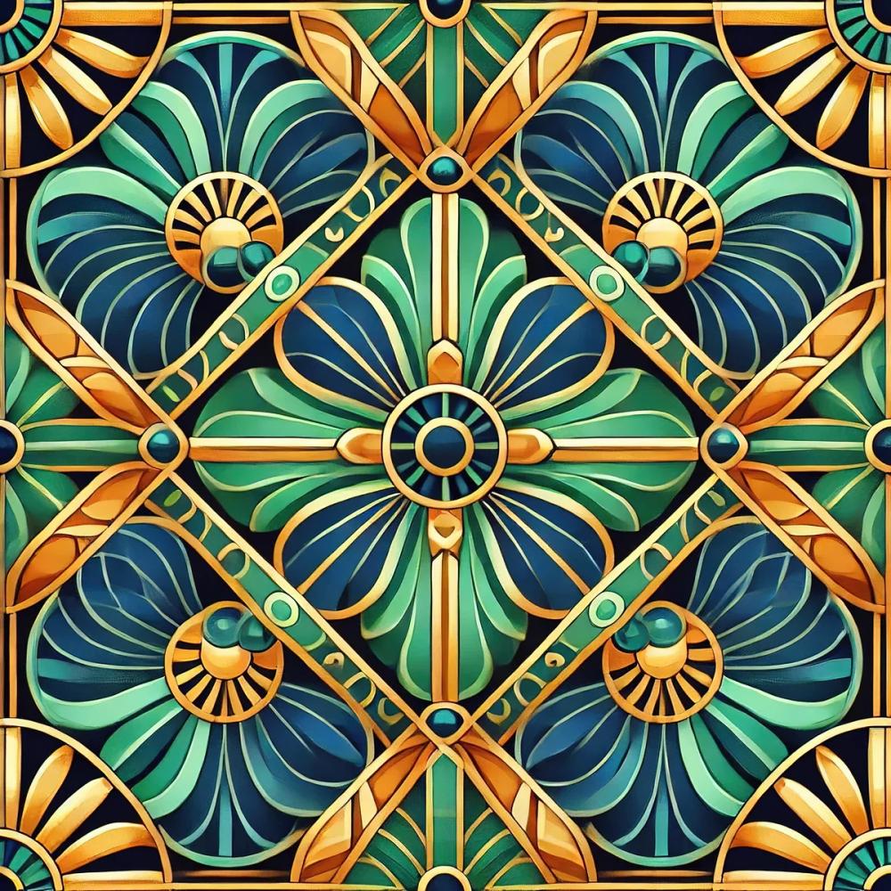 Bold Geometric Art Deco