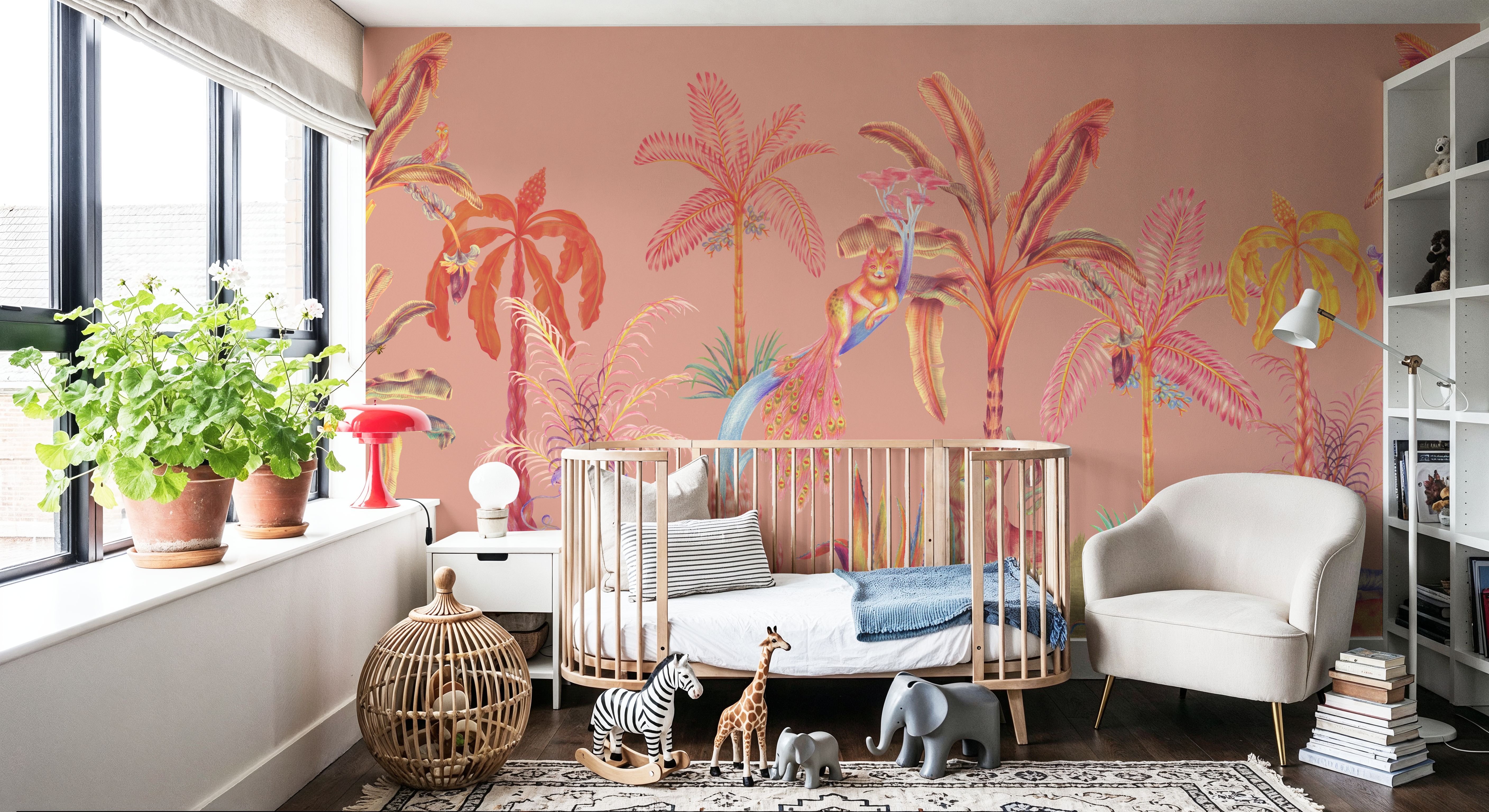 Colorful Jungle, Peach