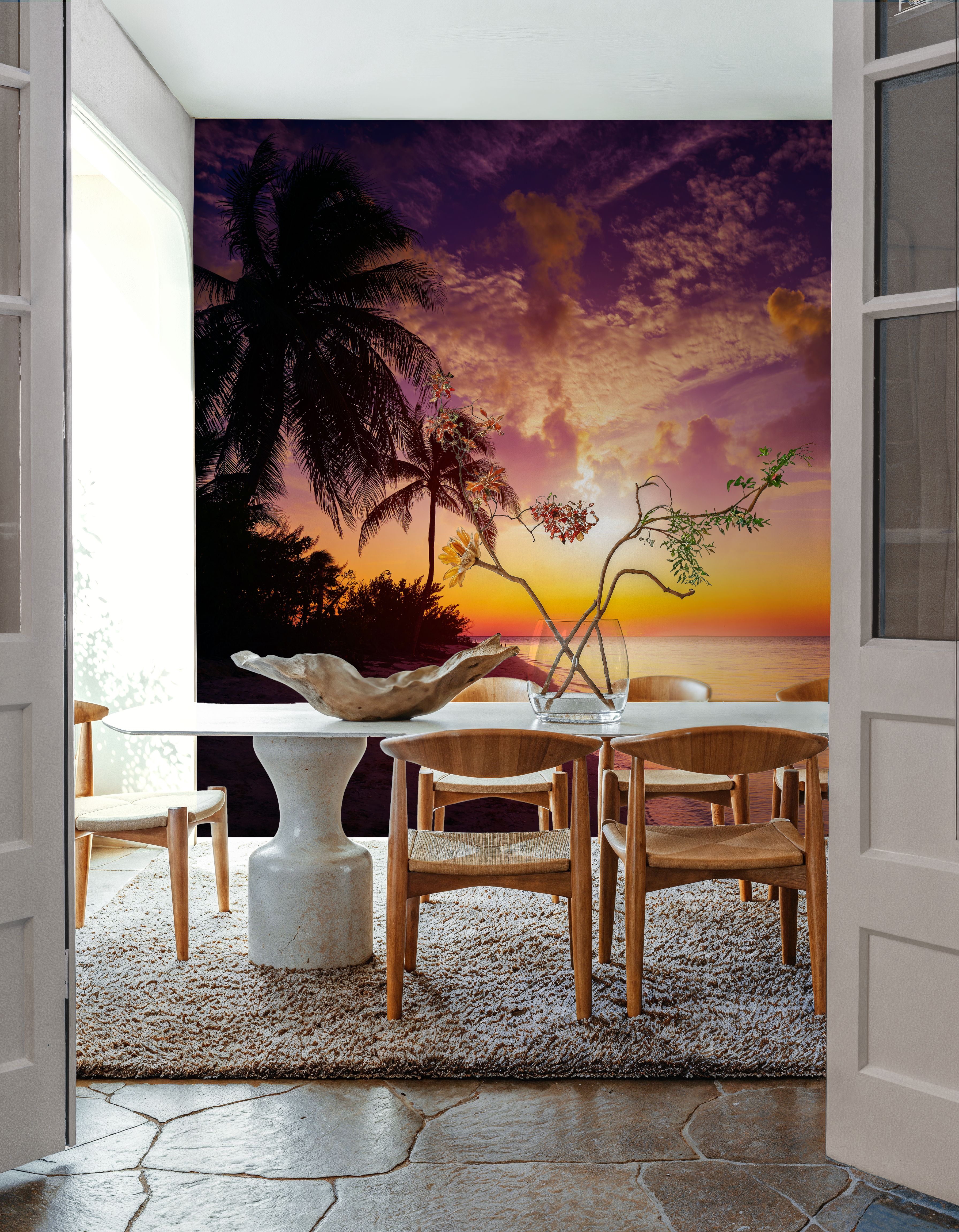 Tropical Twilight Silhouette