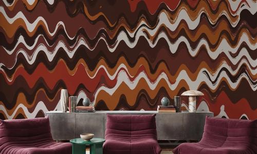 Earthy Color Zig Zag Pattern
