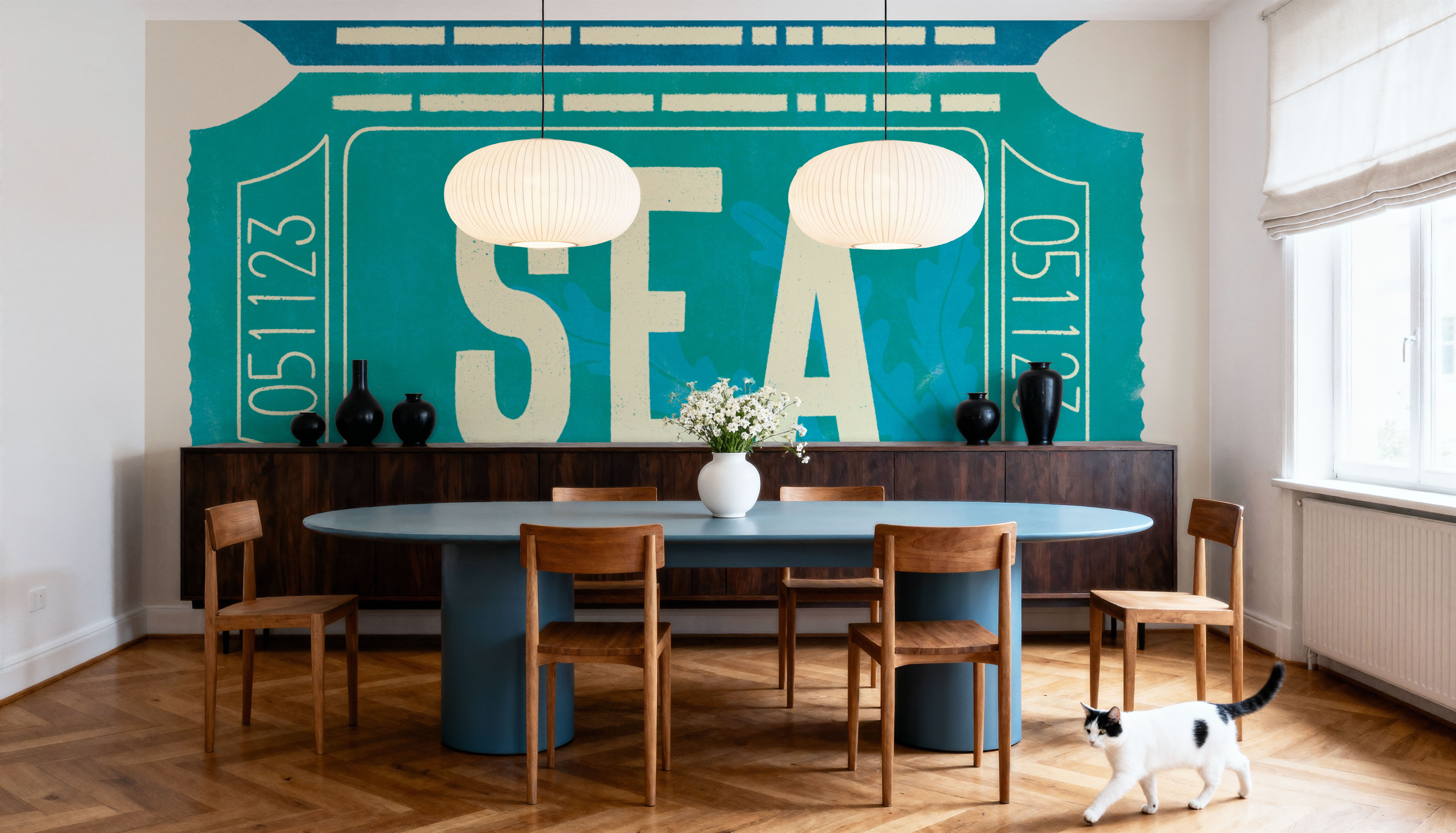 Ticket Stubs Beach, Wallpaper