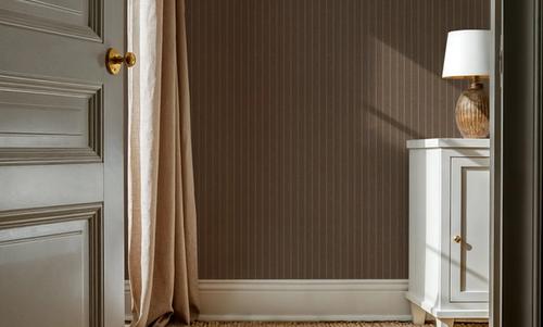 Tailor's Pin Stripe, Bear Brown
