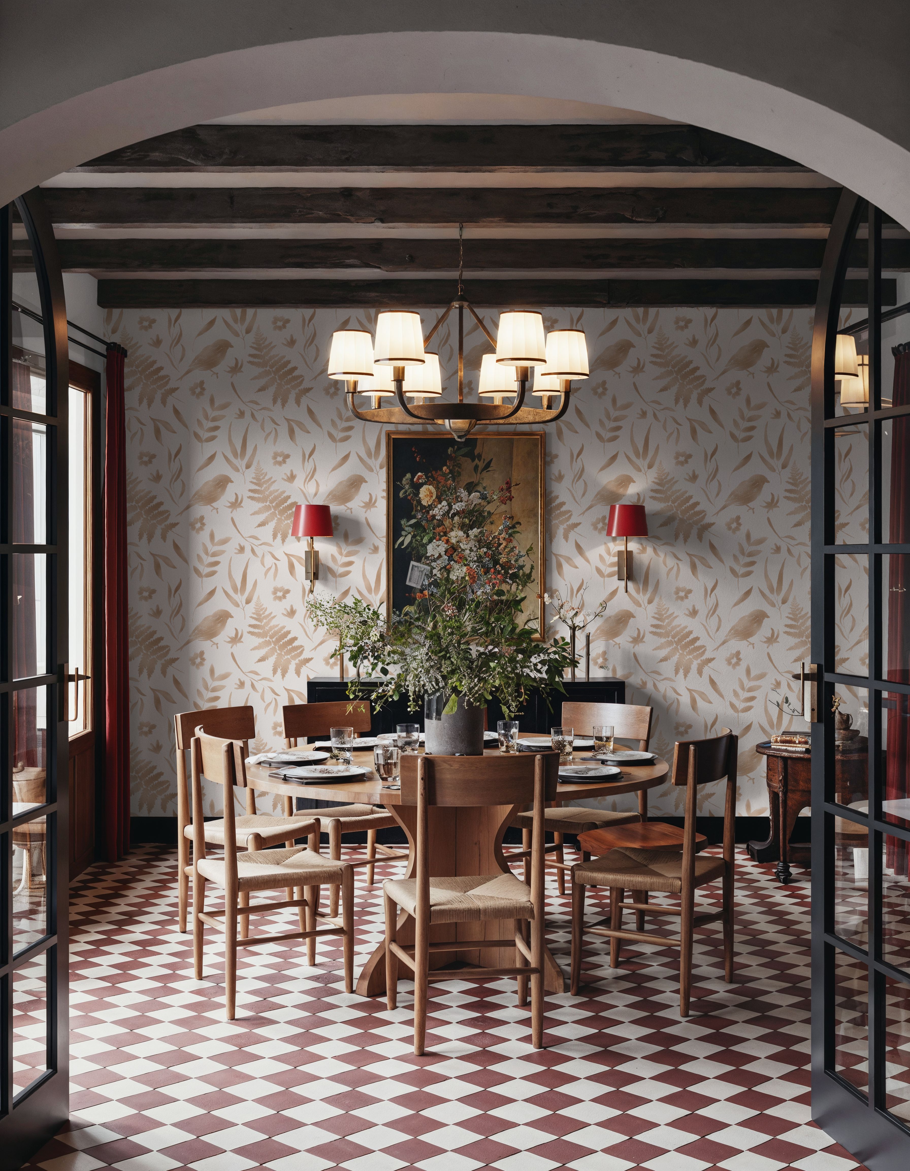 Bronze Ferns, Wallpaper