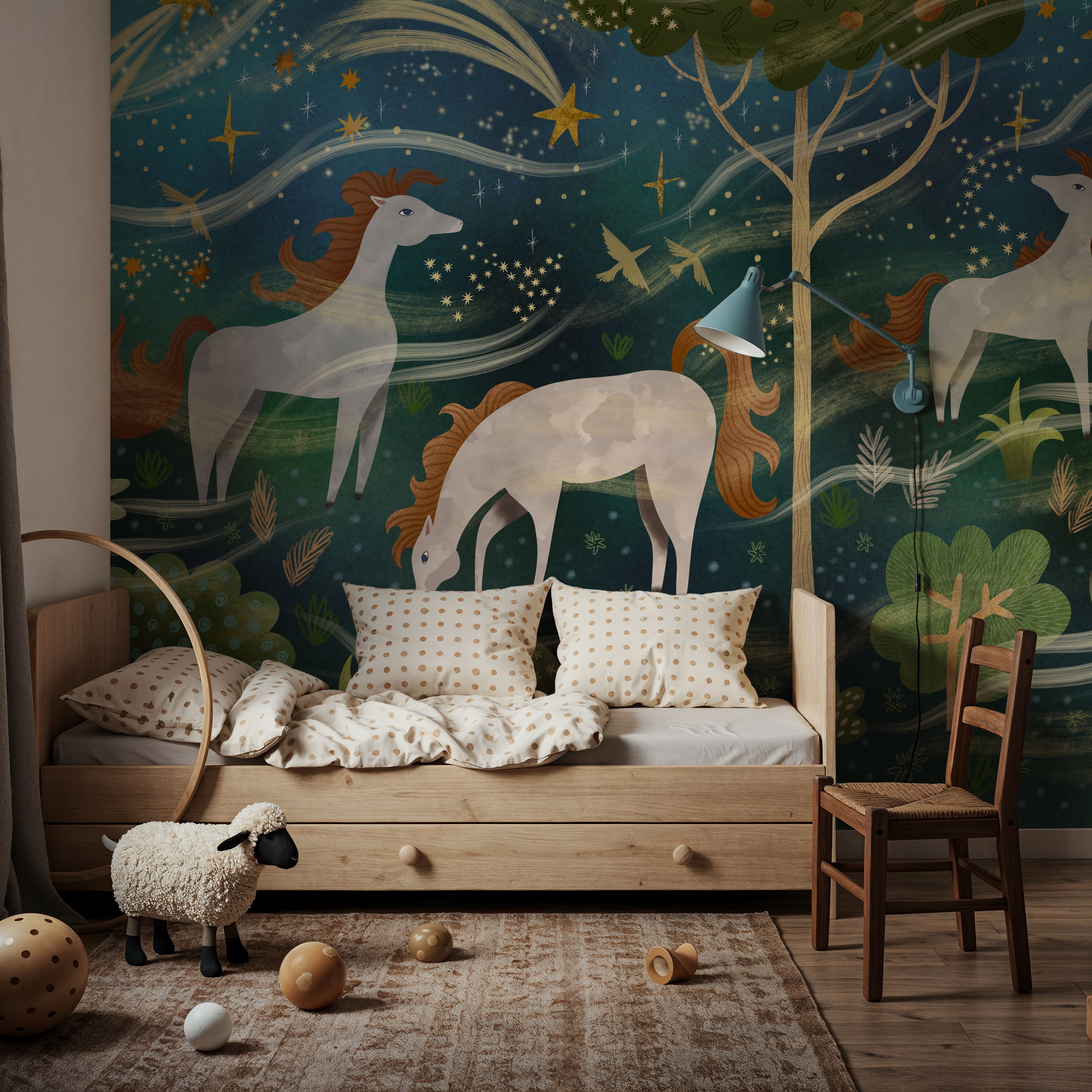 Enchanted Horses, Midnight Blue