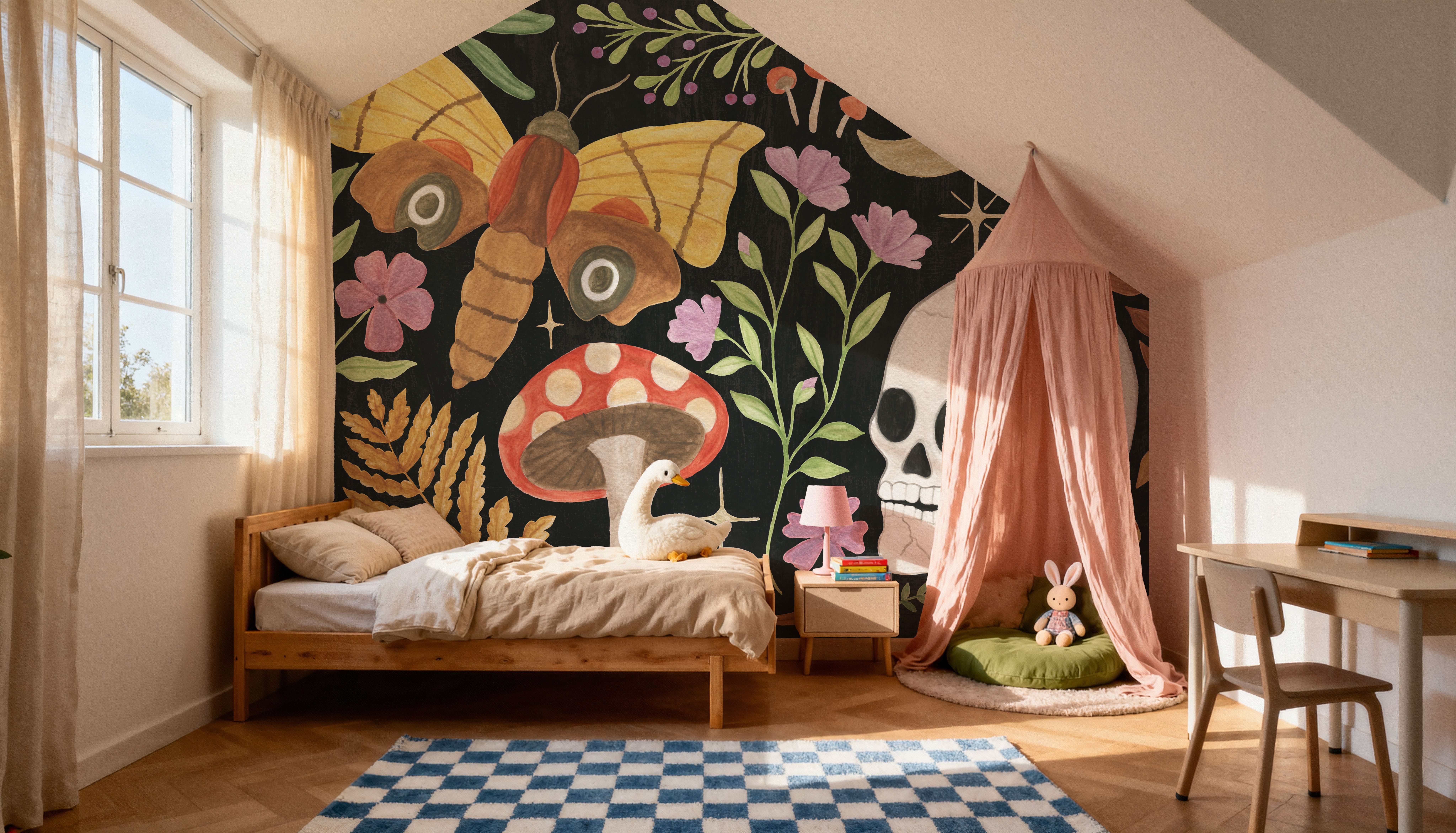 Spooky Chic I, Wallpaper