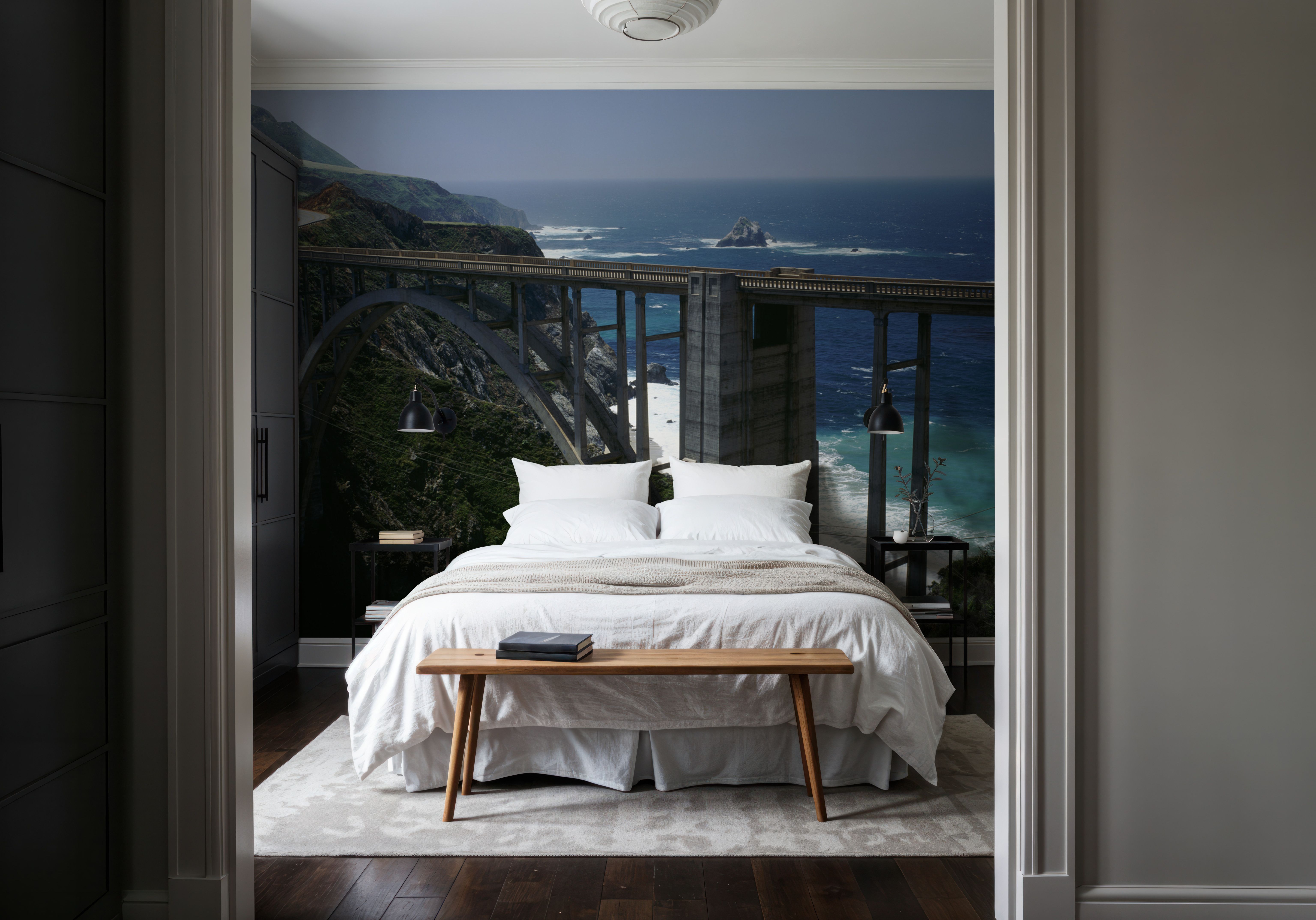 Coastal Bridge Vista, Tapeten