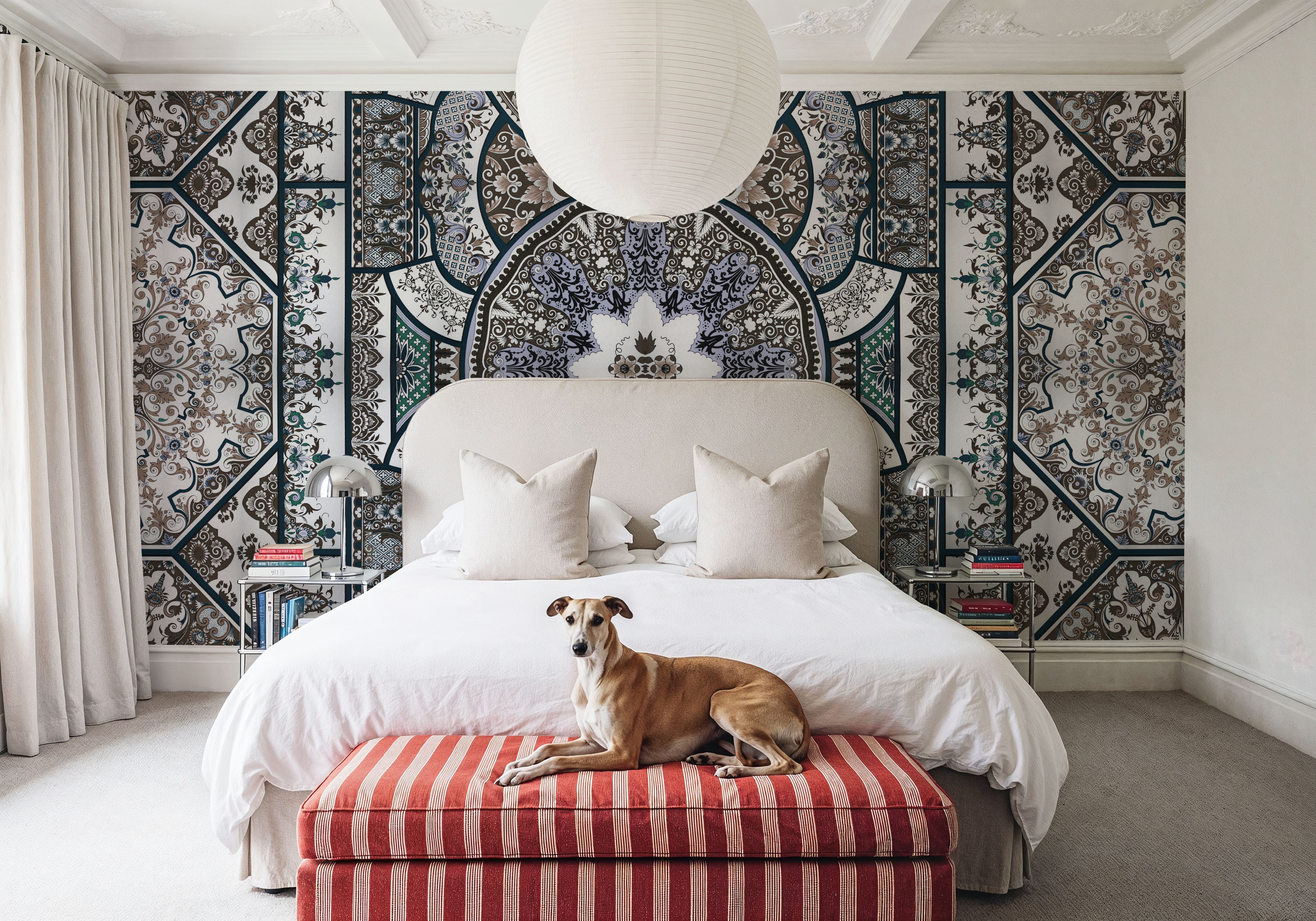 Eastern Tales, Brown & Lavender