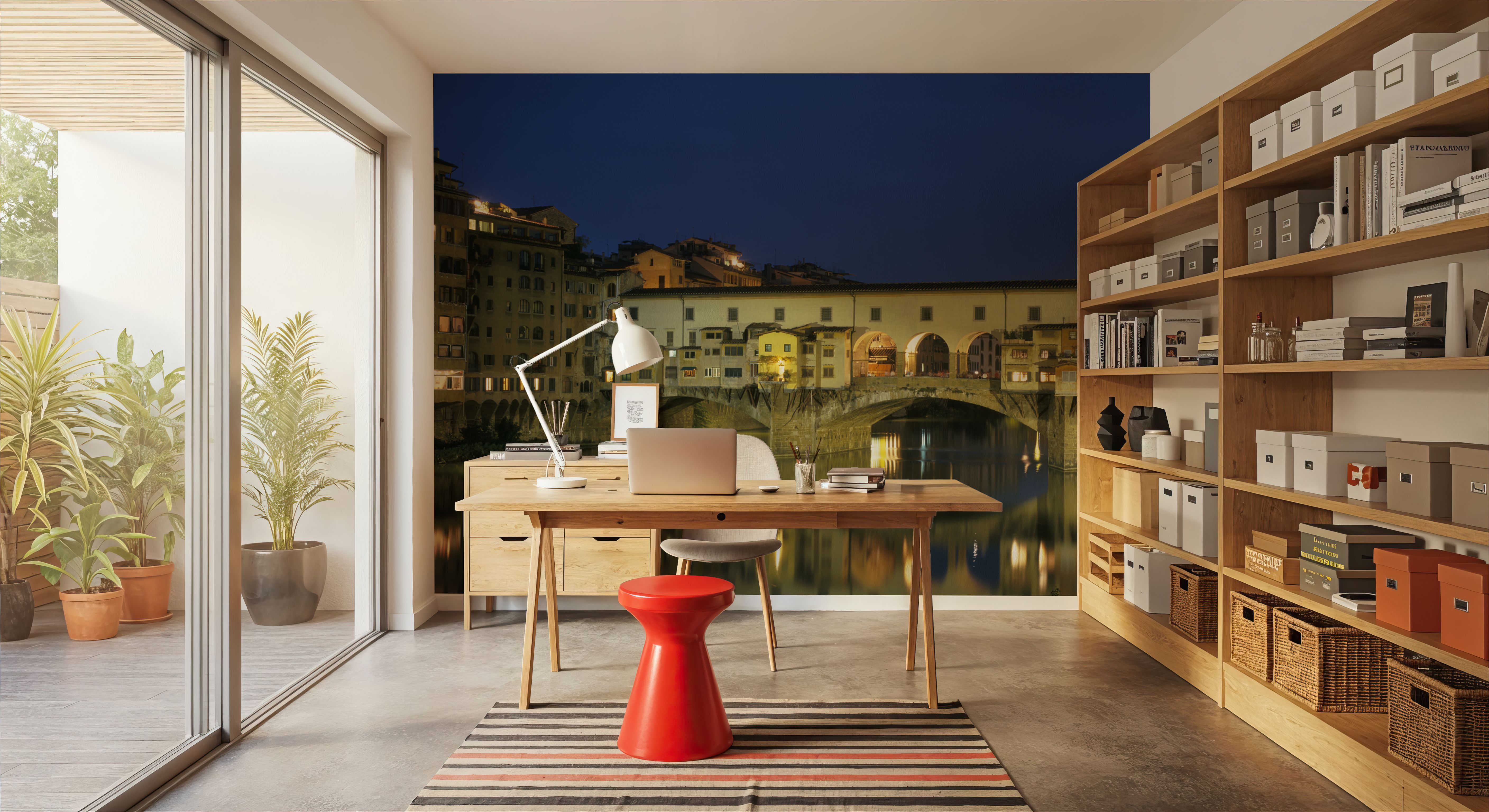 Riverside Bridge Twilight