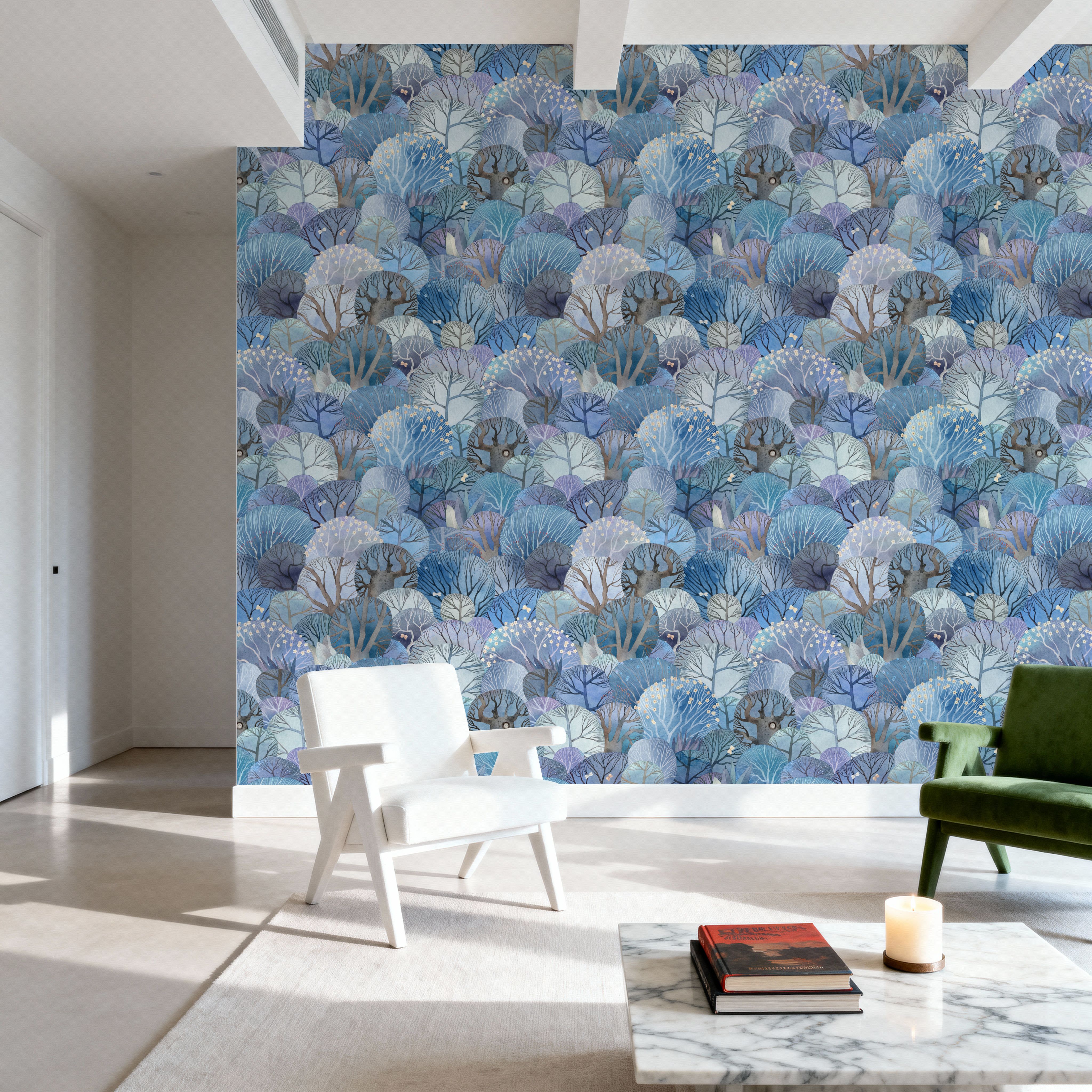 Fantasy Treetops, Blue