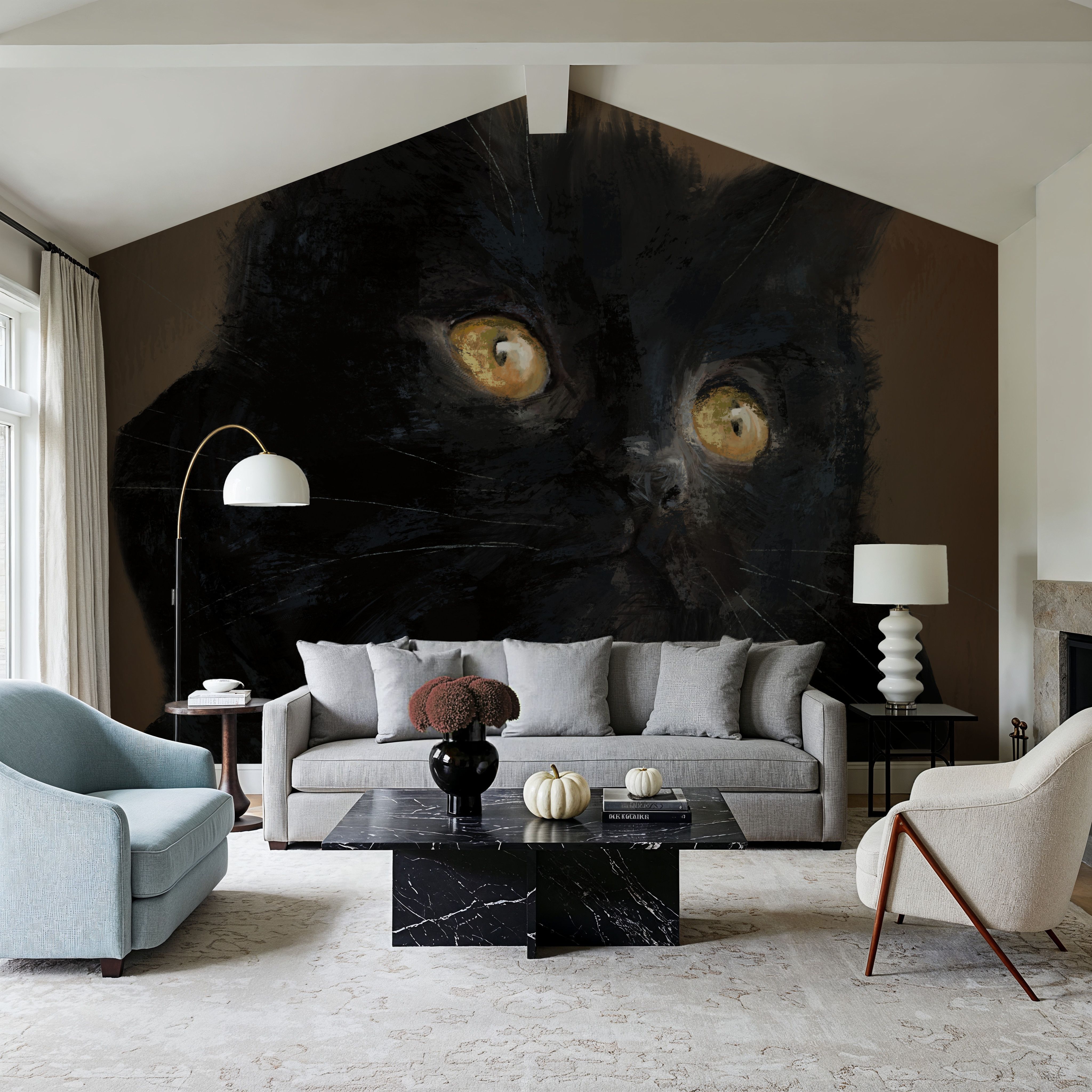 Black Cat Portrait
