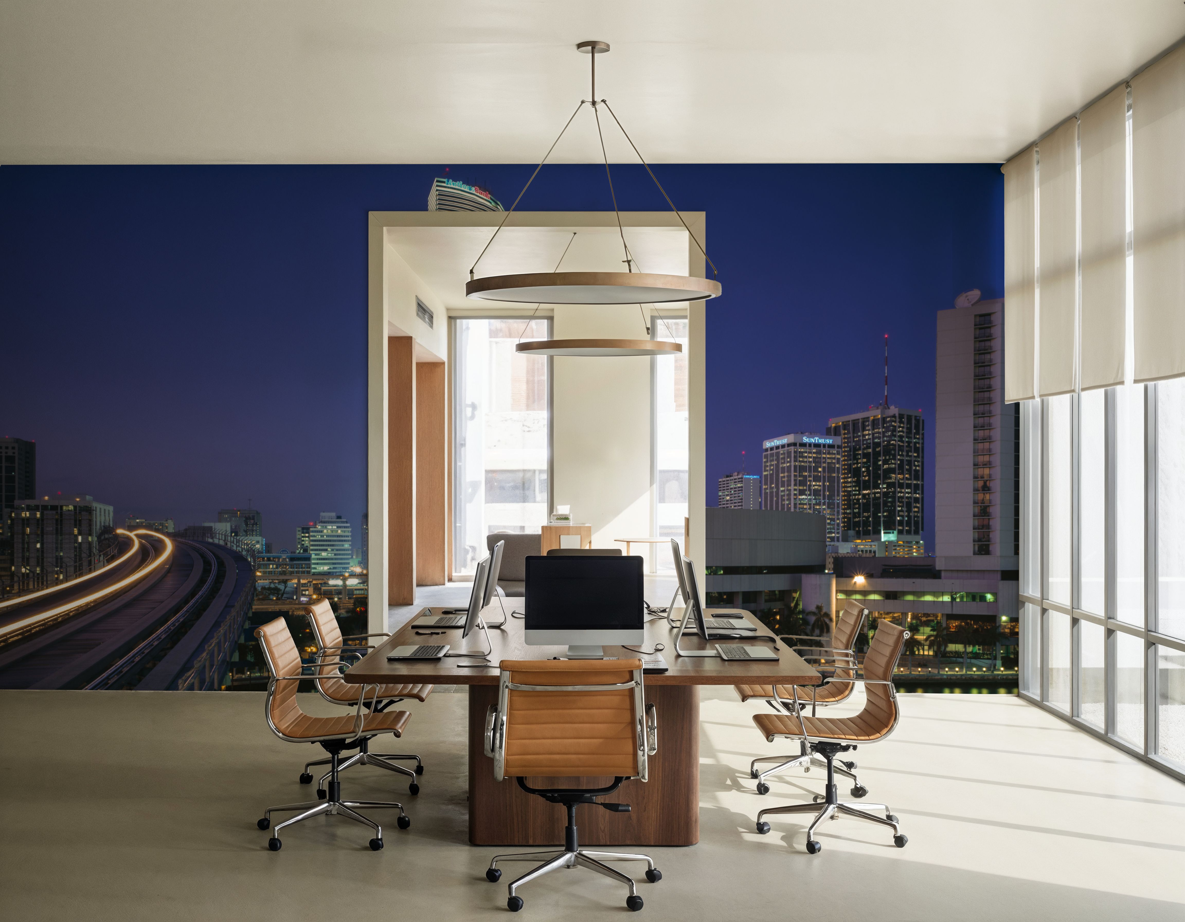 Deep Blue Twilight Metropolis