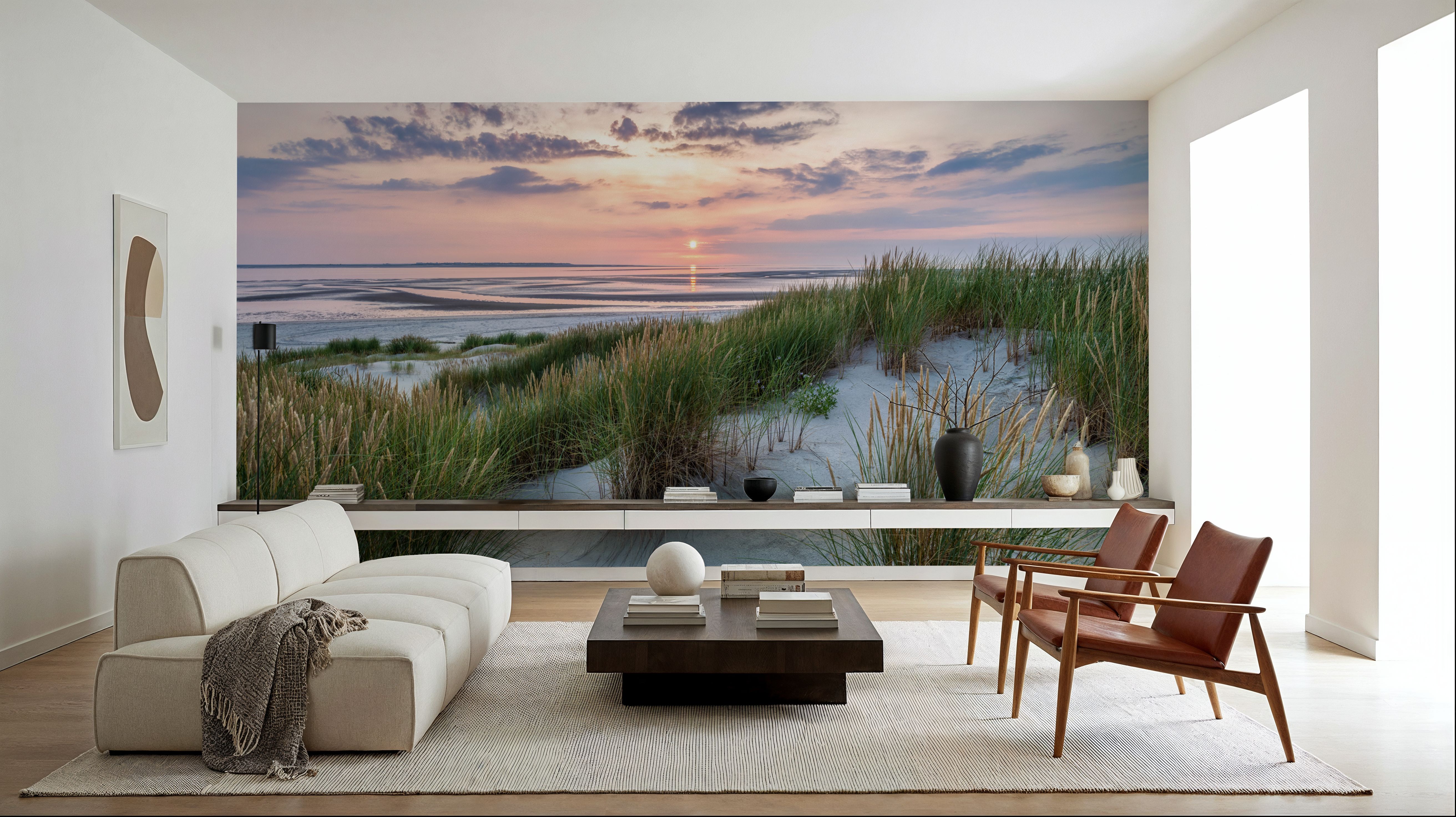 Beach Grass Sunset