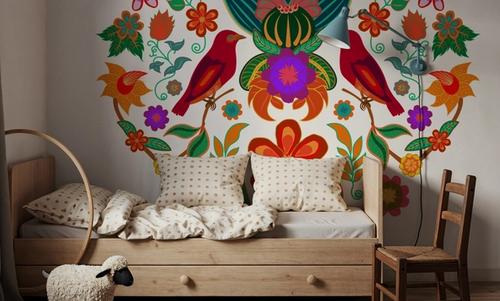 Otomi Floral Birds