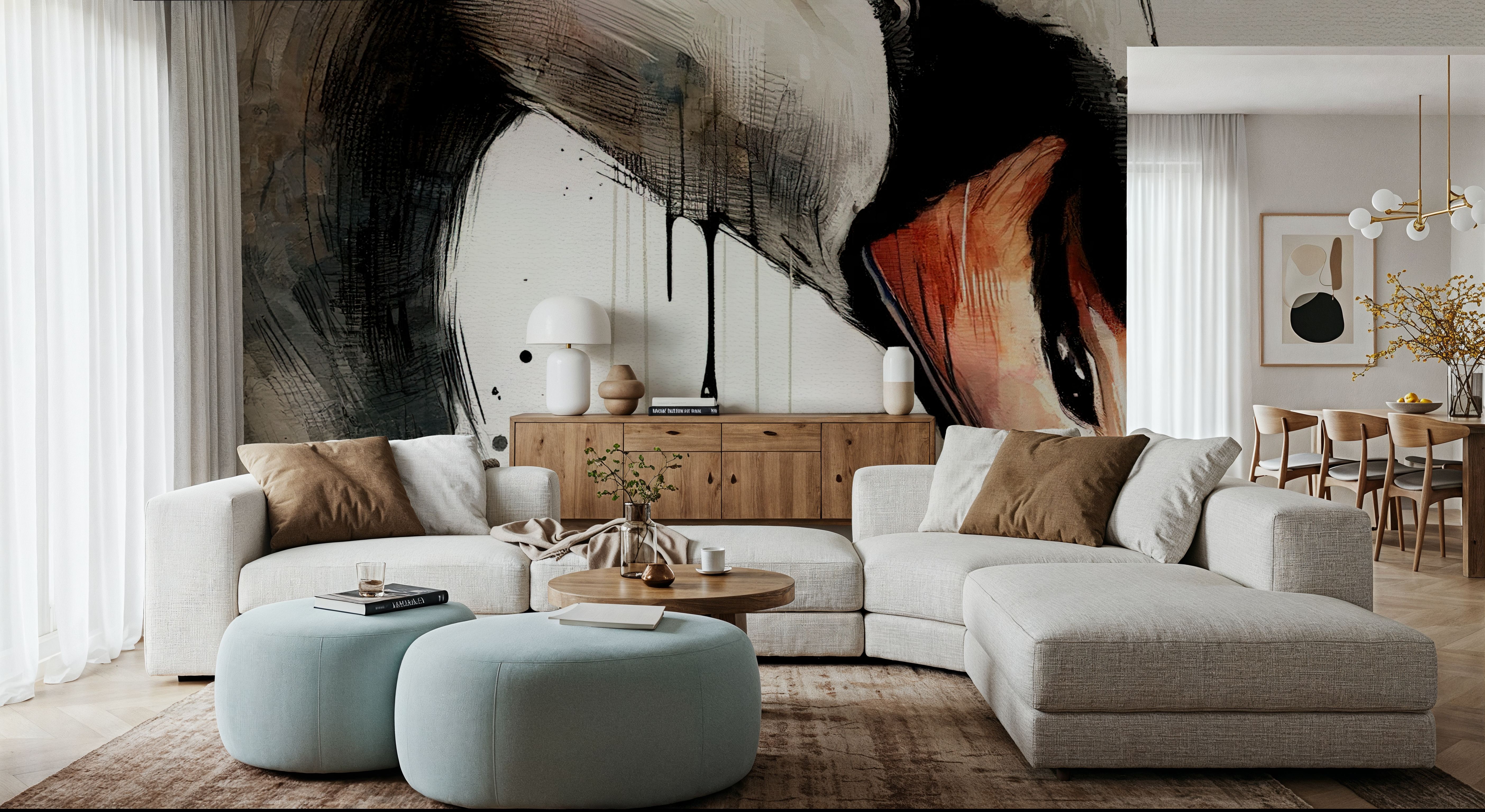 Watercolor Swan, Wallpaper