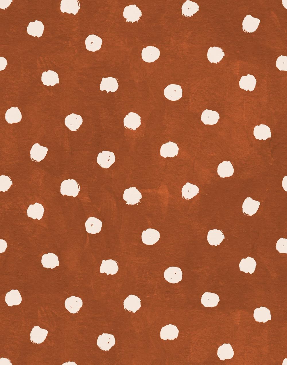 Autumn Dots Brown