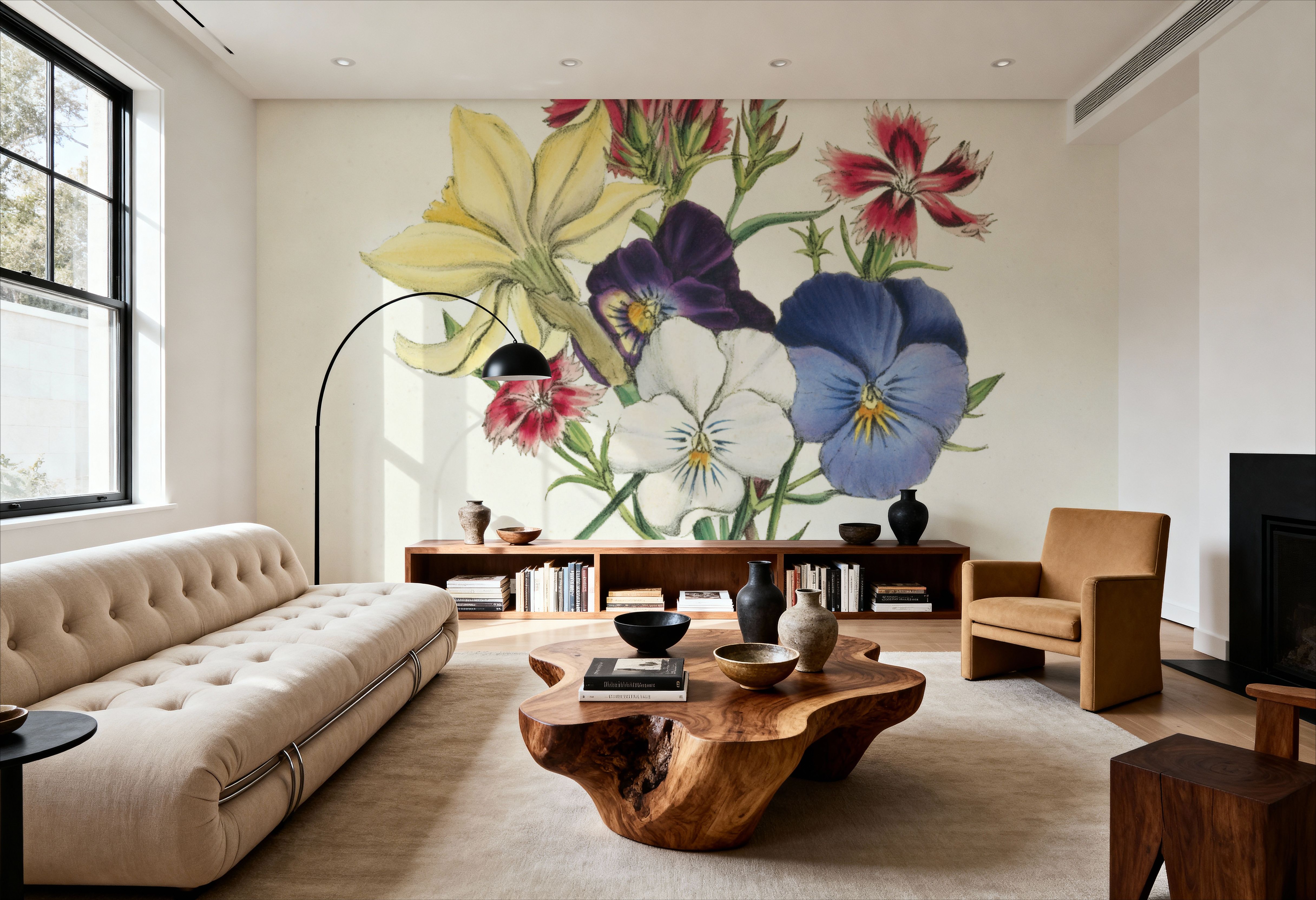 Pansy Party II, Wallpaper