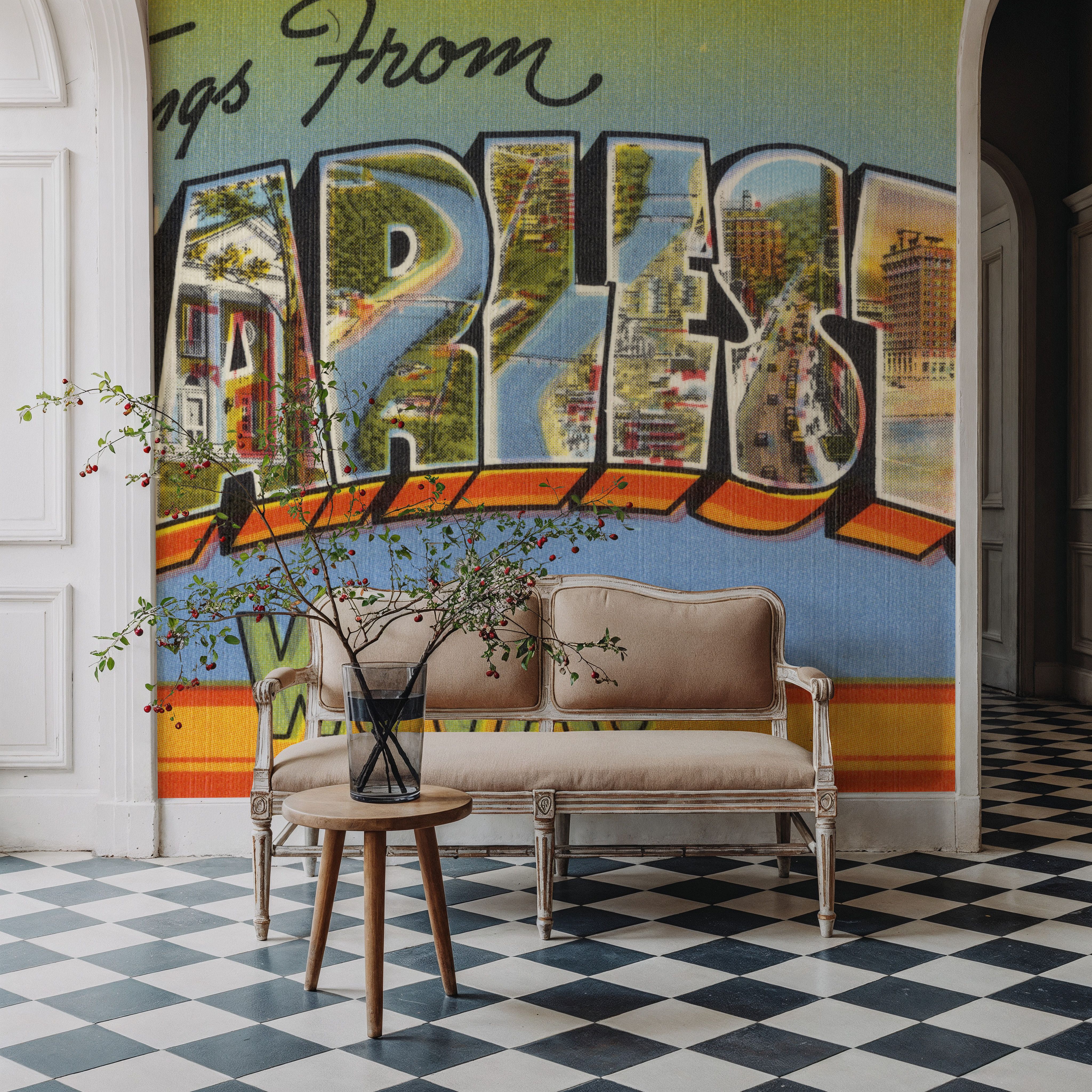Greetings from Charleston - Screenprint Postcard