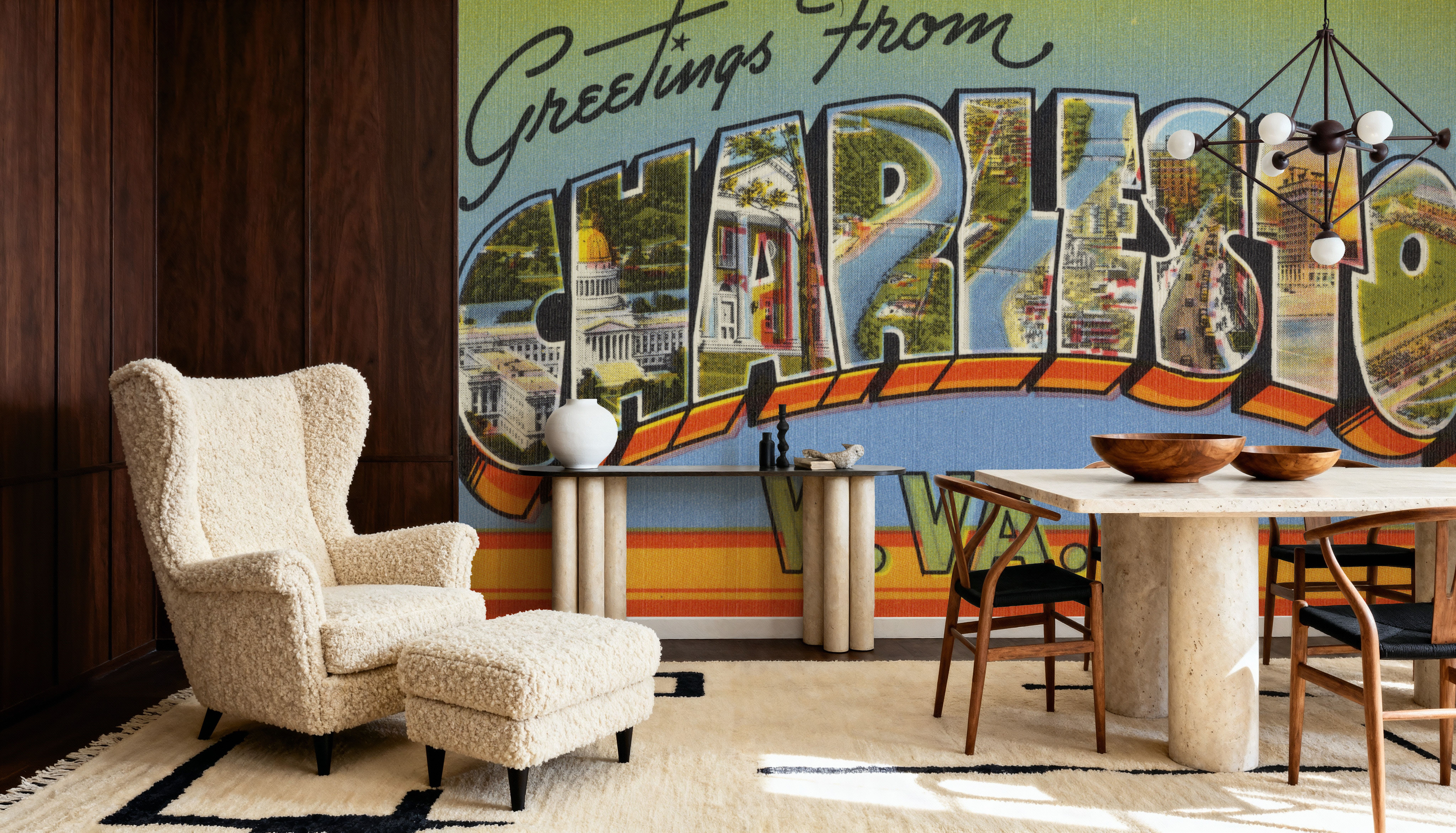 Greetings from Charleston - Screenprint Postcard