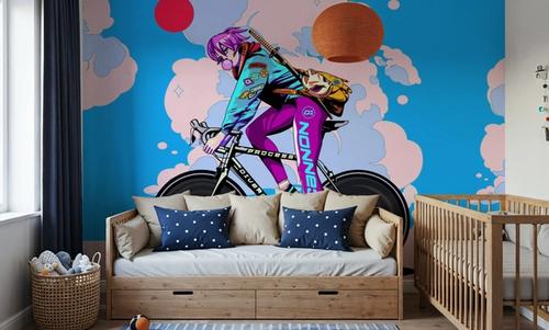 Anime Bike in Blue