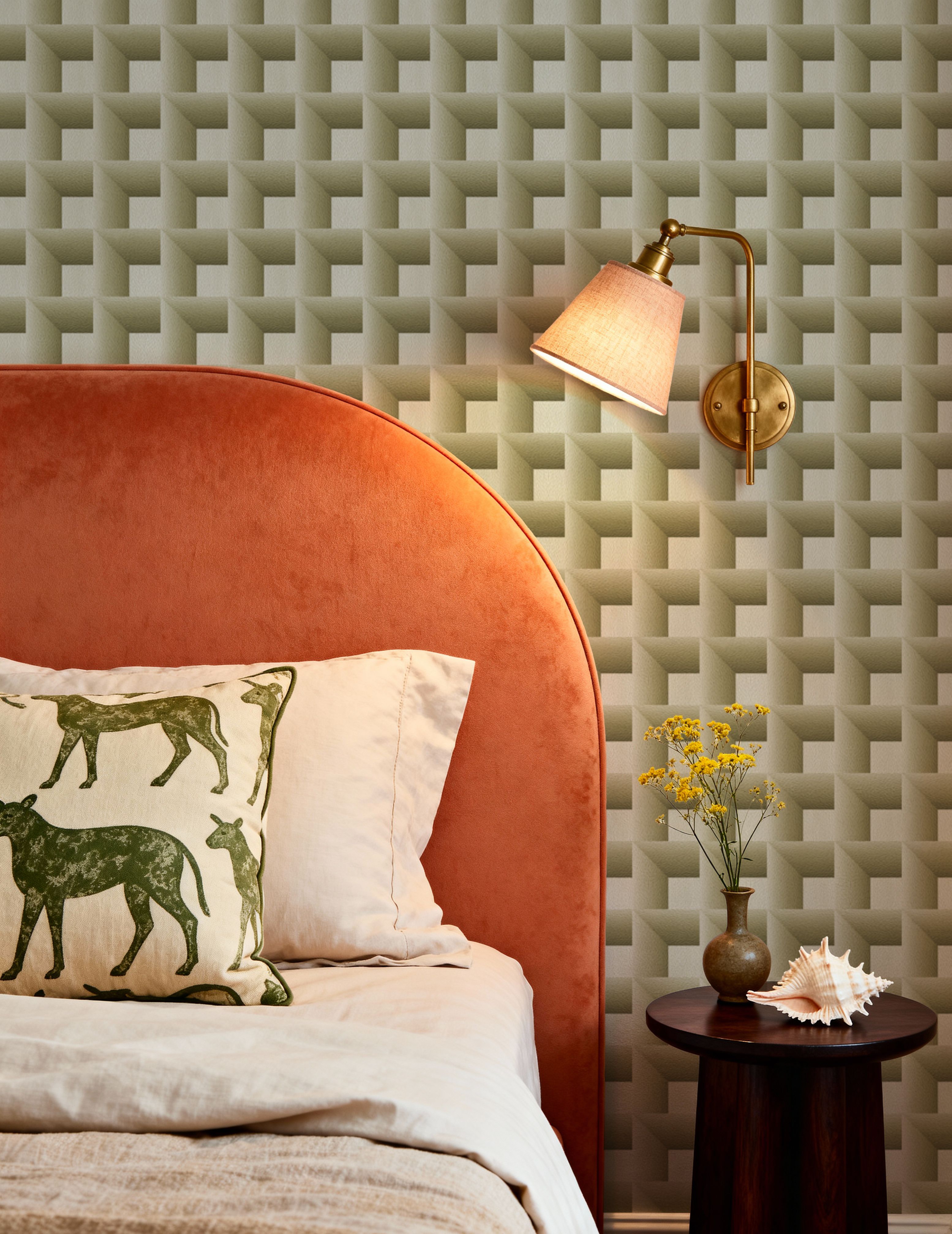 Decorative Cubes, Chartreuse