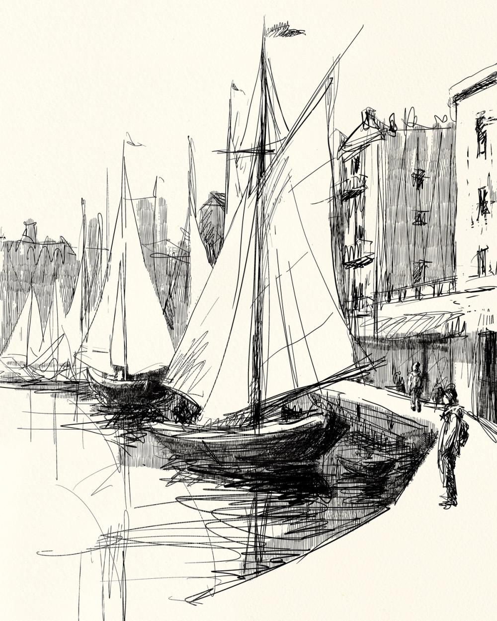 Coastal Sketch IV