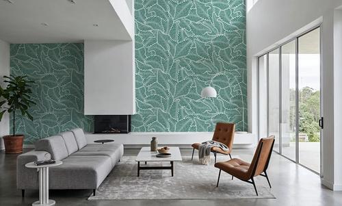 Fern Cut-Outs Pattern, Fresh Evergreen
