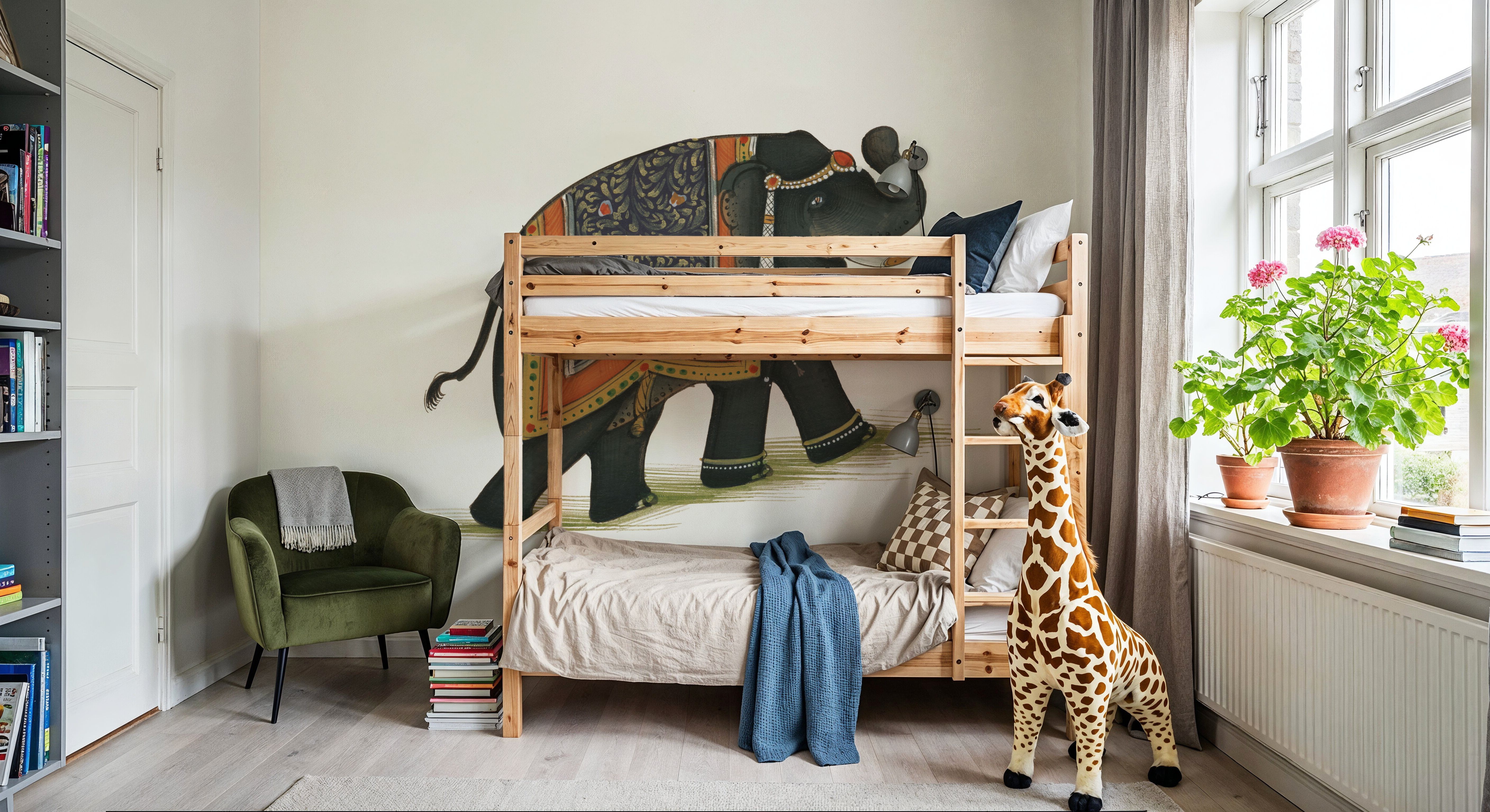 India Elephant I Light, Wallpaper