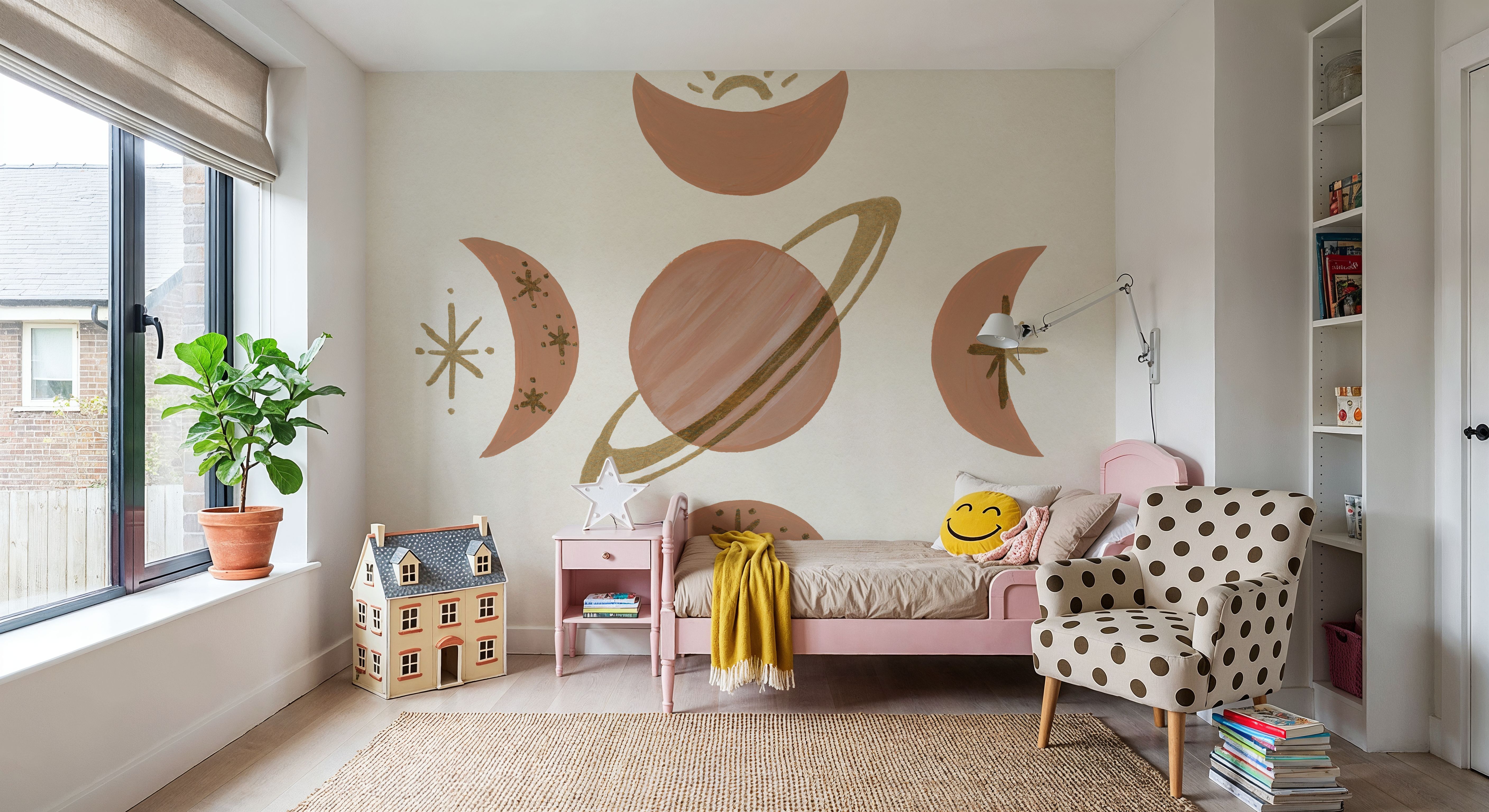 Serene Saturn and Moons