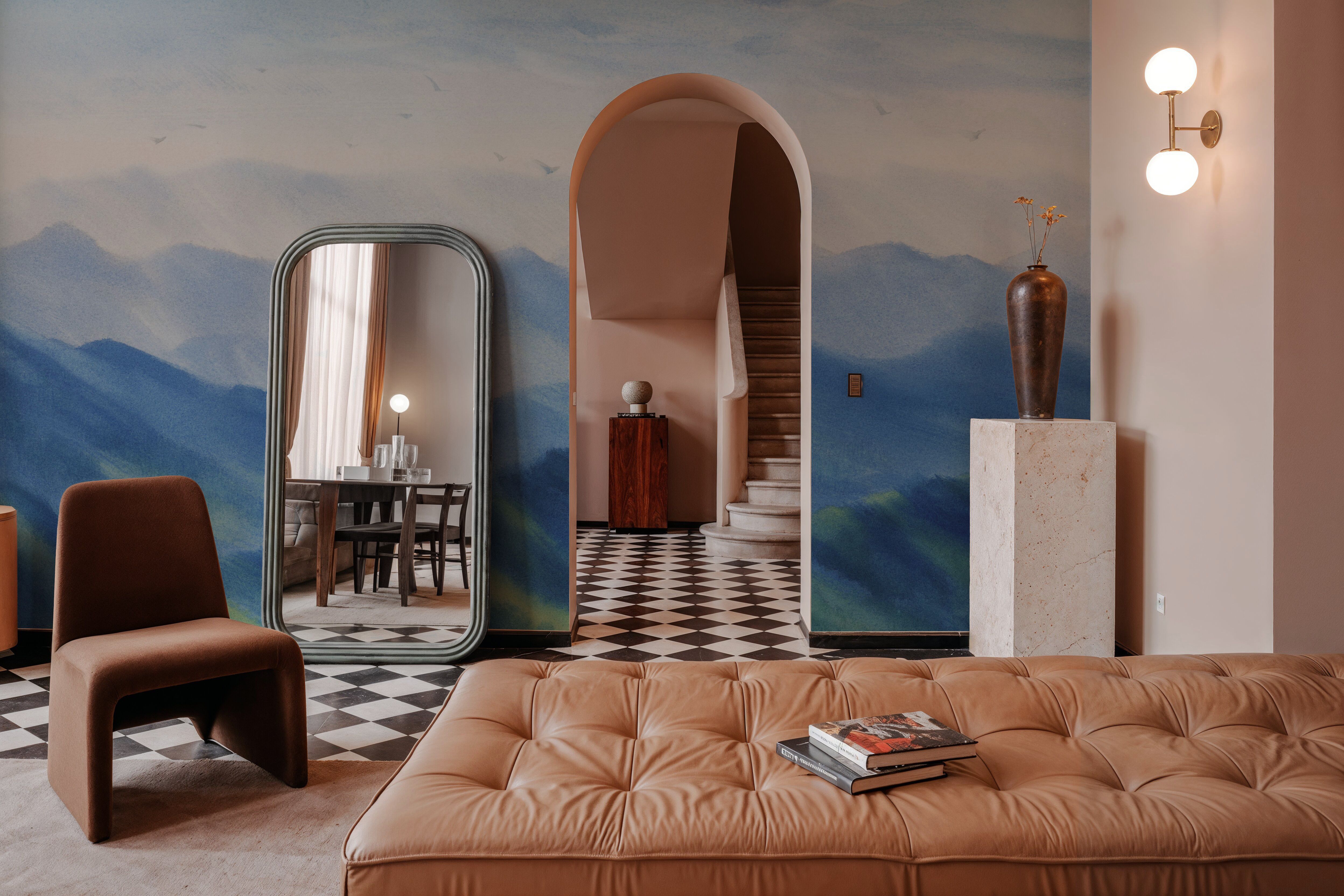 Layered Peaks, Wallpaper