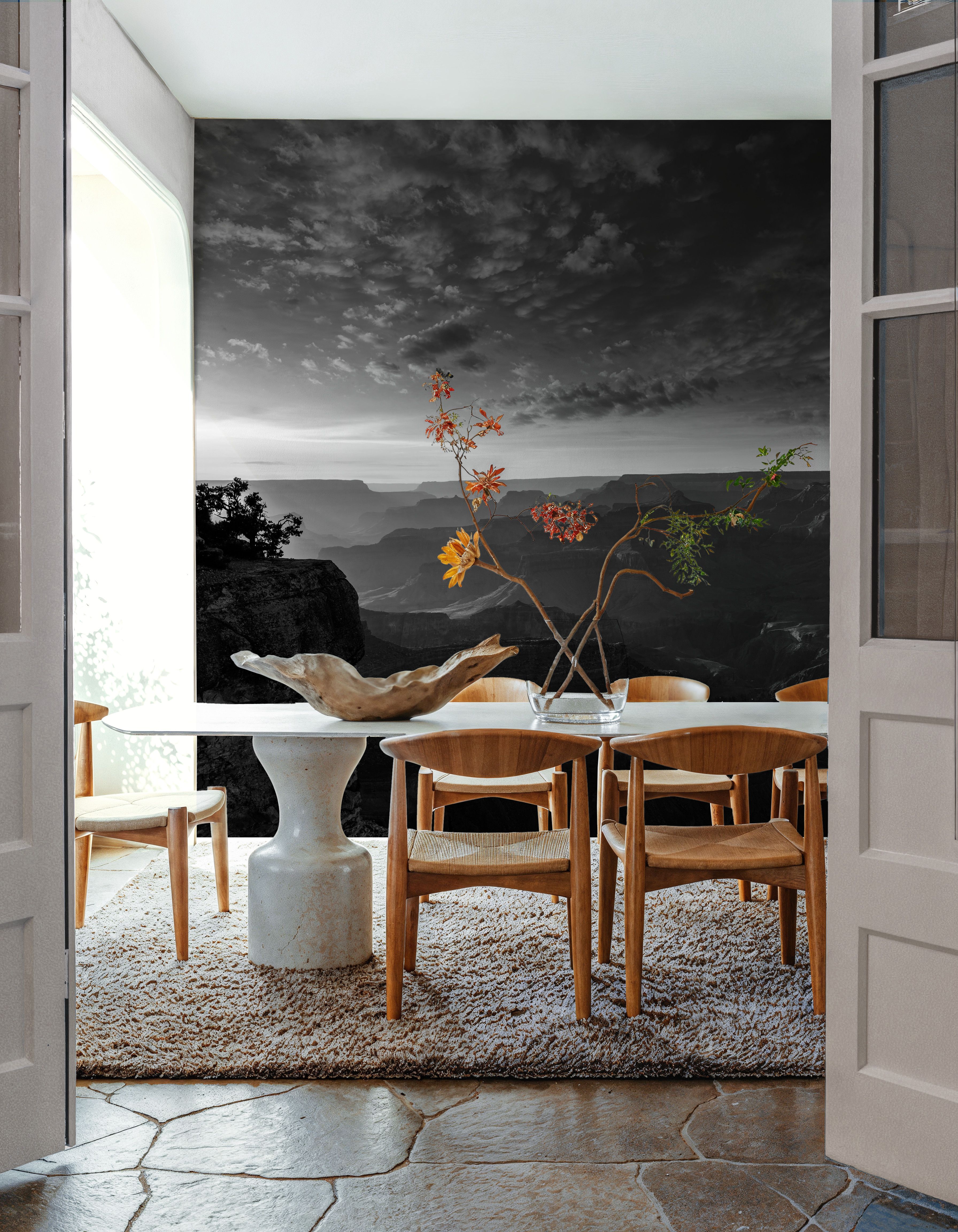 Grand Canyon Sunset BW