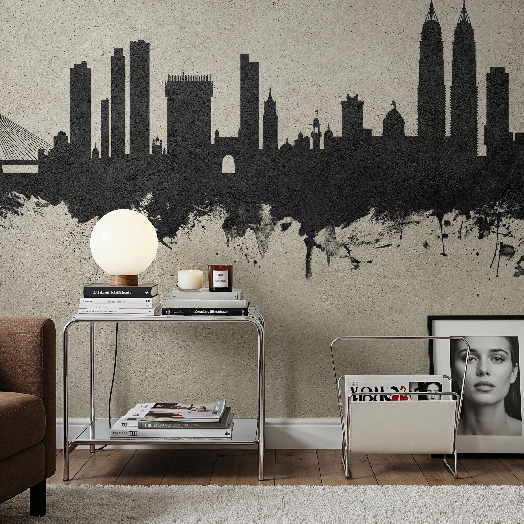 Mumbai Skyline India Bombay Concrete