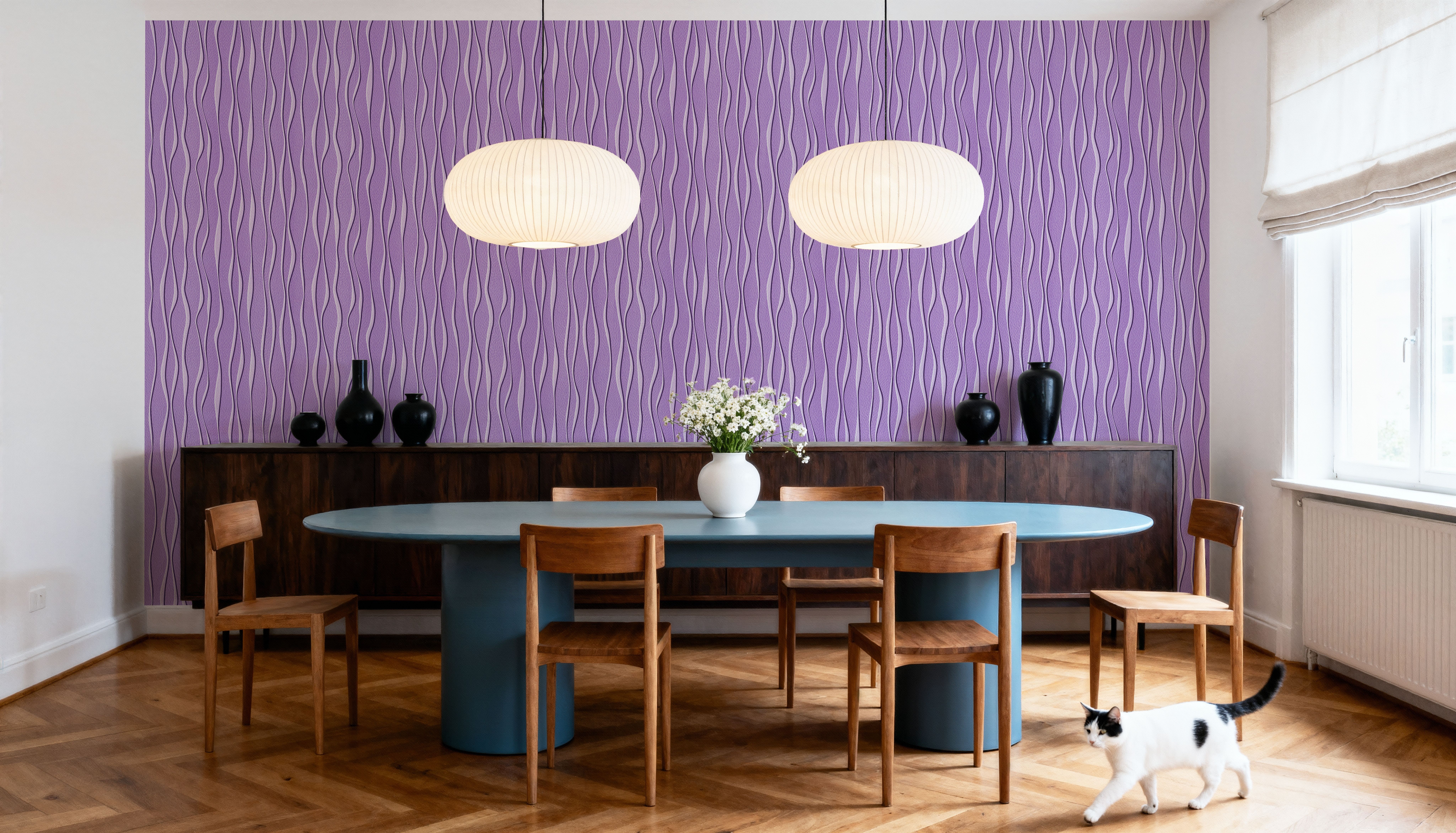 Swaying Lines, Purple