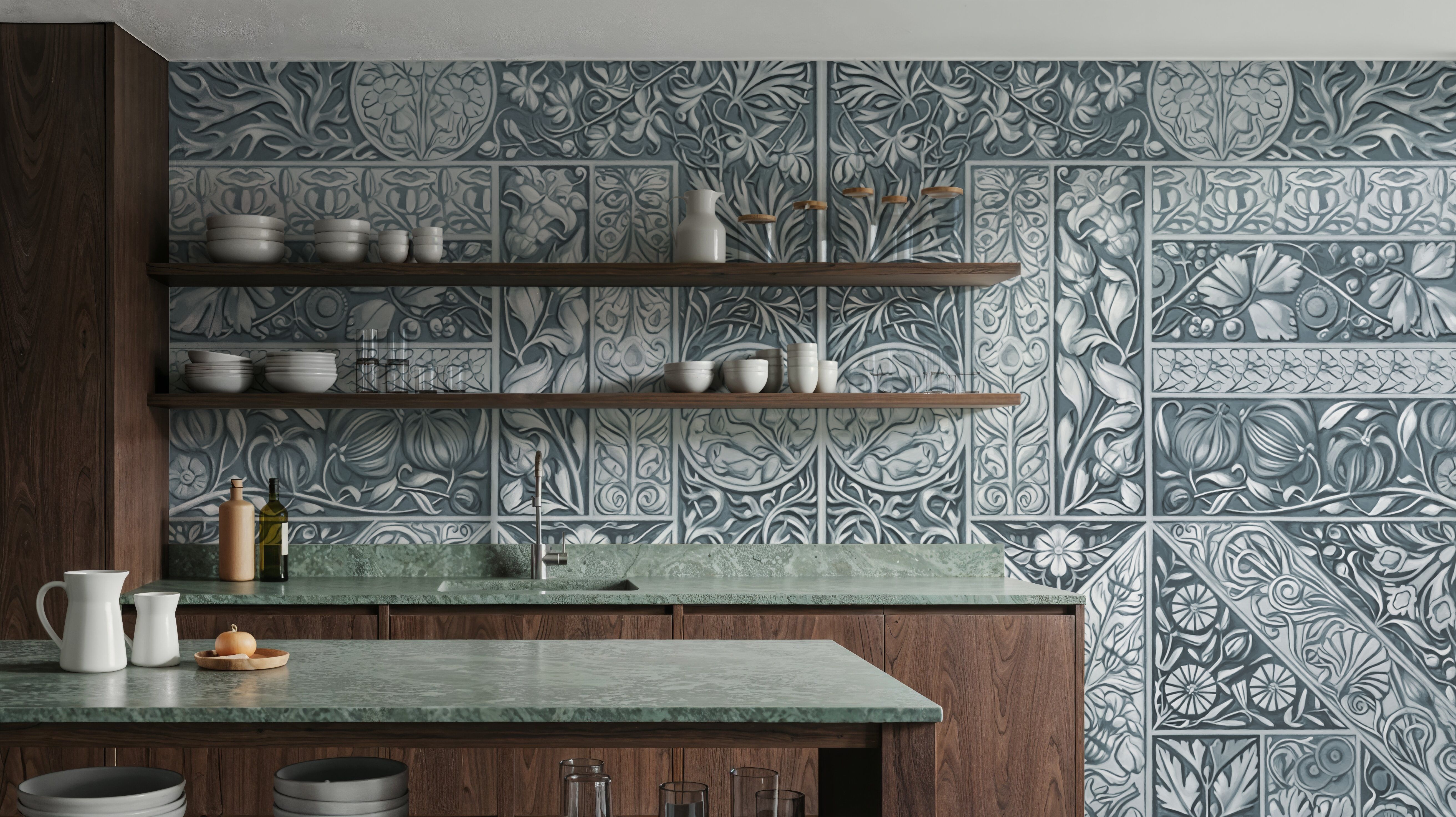 Flower Collection, Dove, Papel pintado