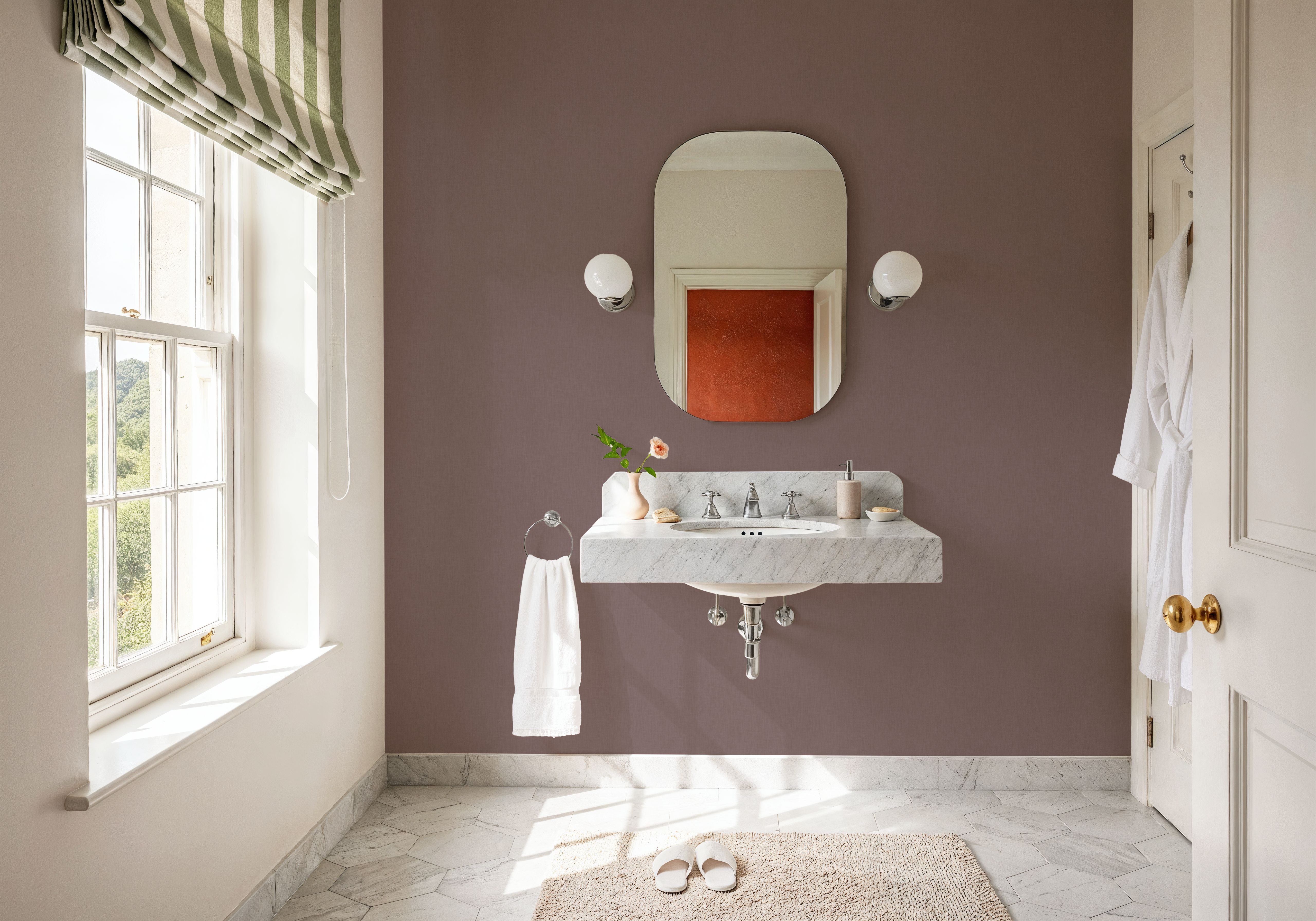 Linen Mist Murky Collection, Dusty Pink