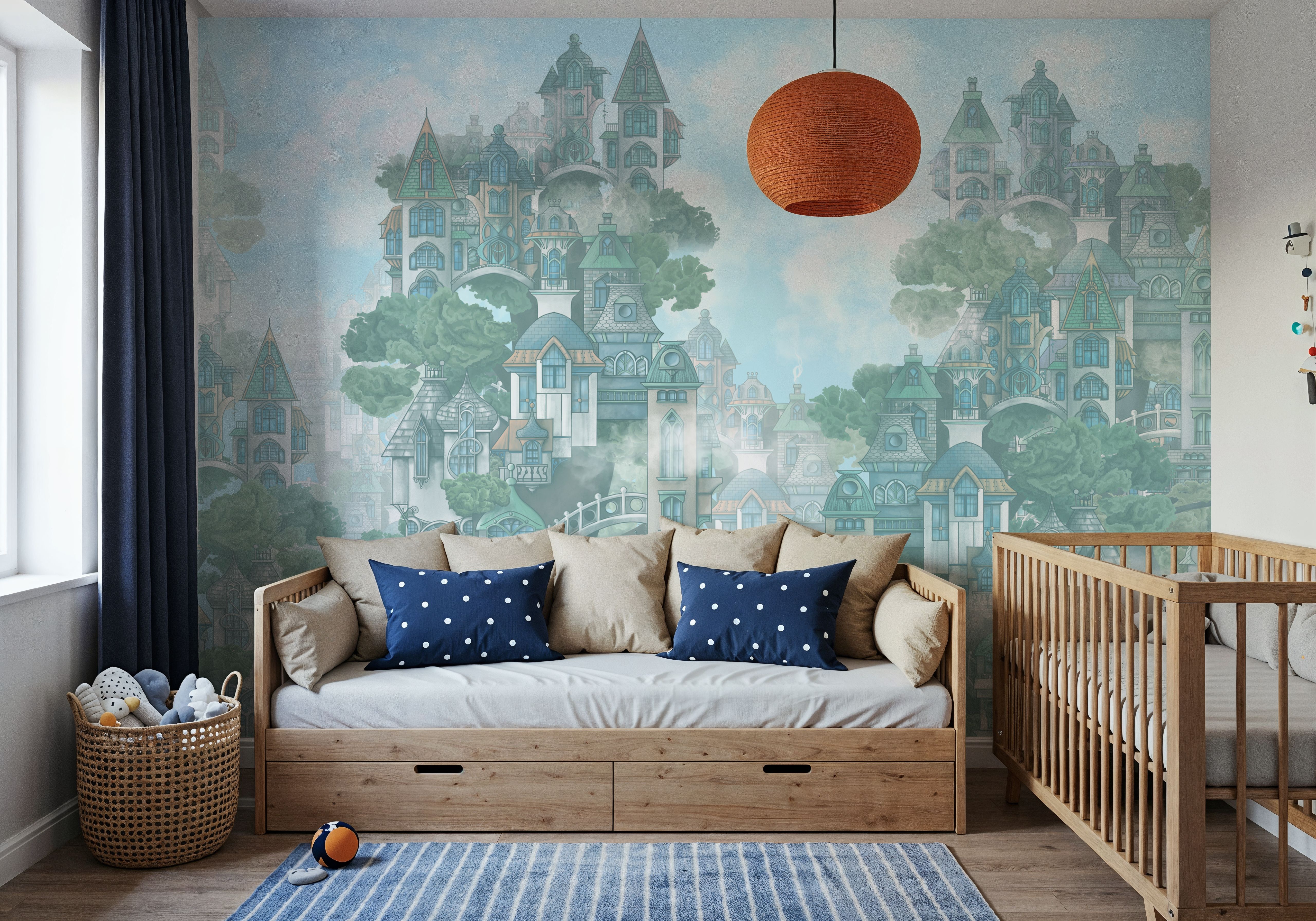 Treehouse Neighborhood Cool Pastel