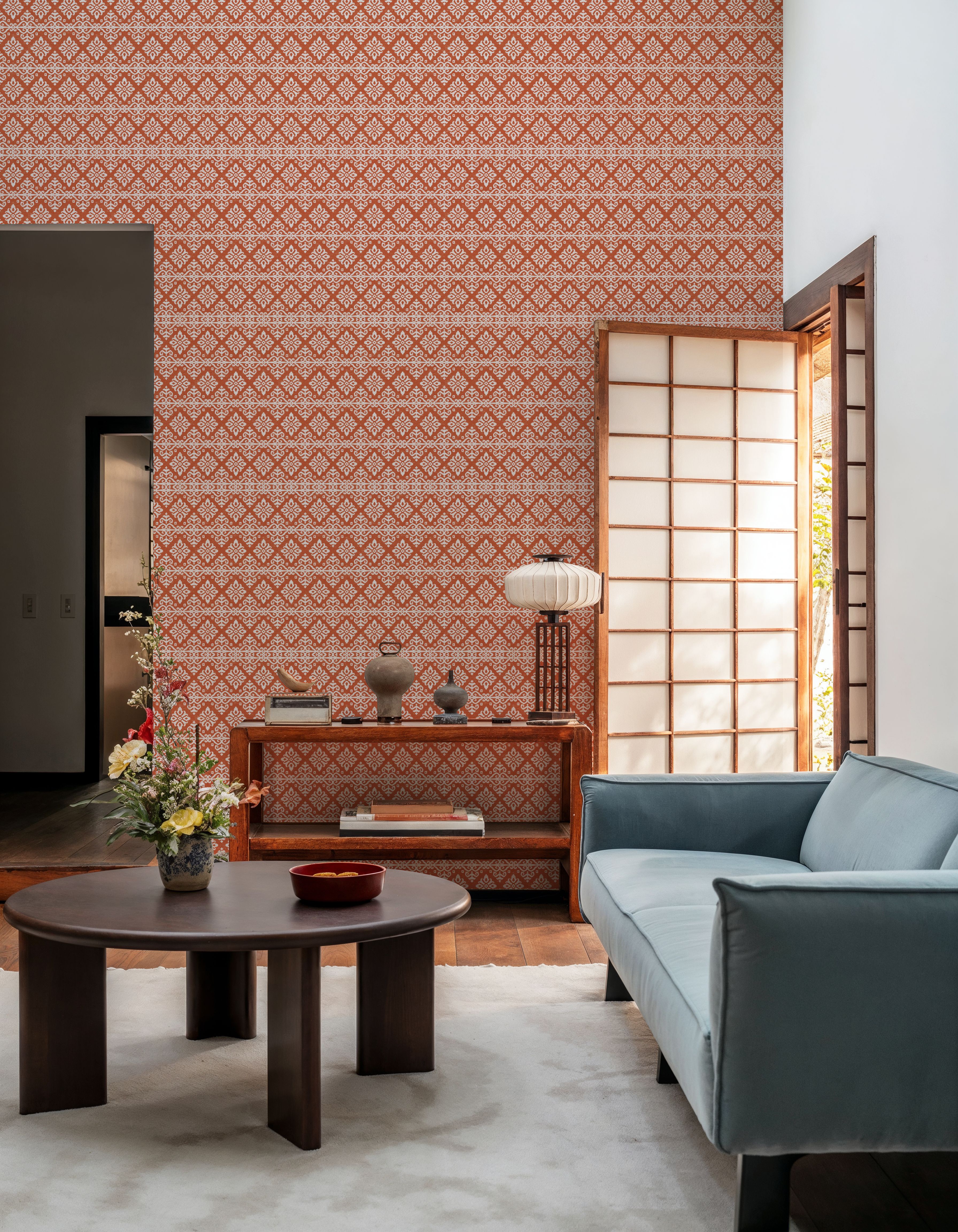 Amadora Squares Rust