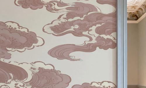 Ukiyo-e Clouds, Dusty Rose