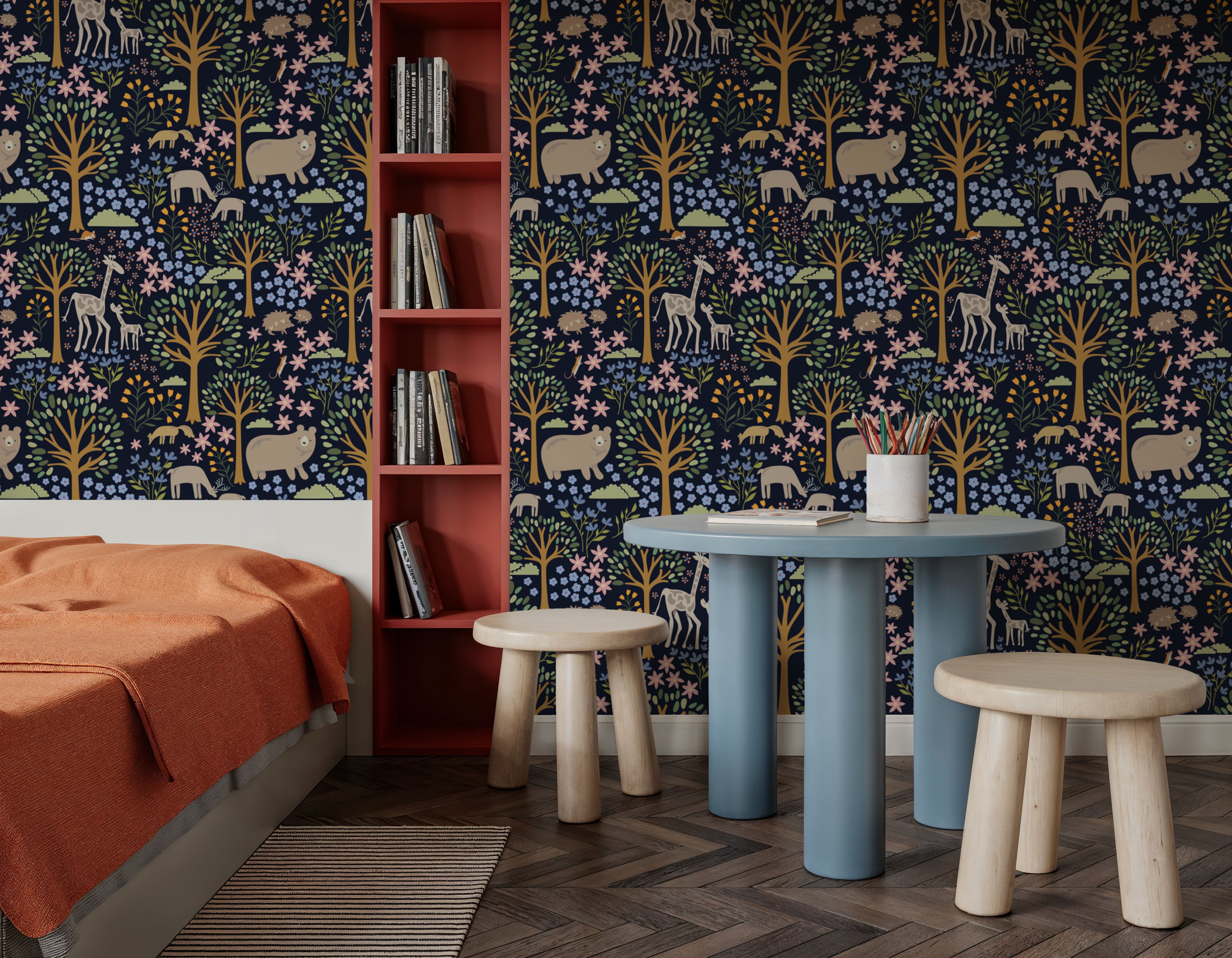 Forest Surprise, Navy