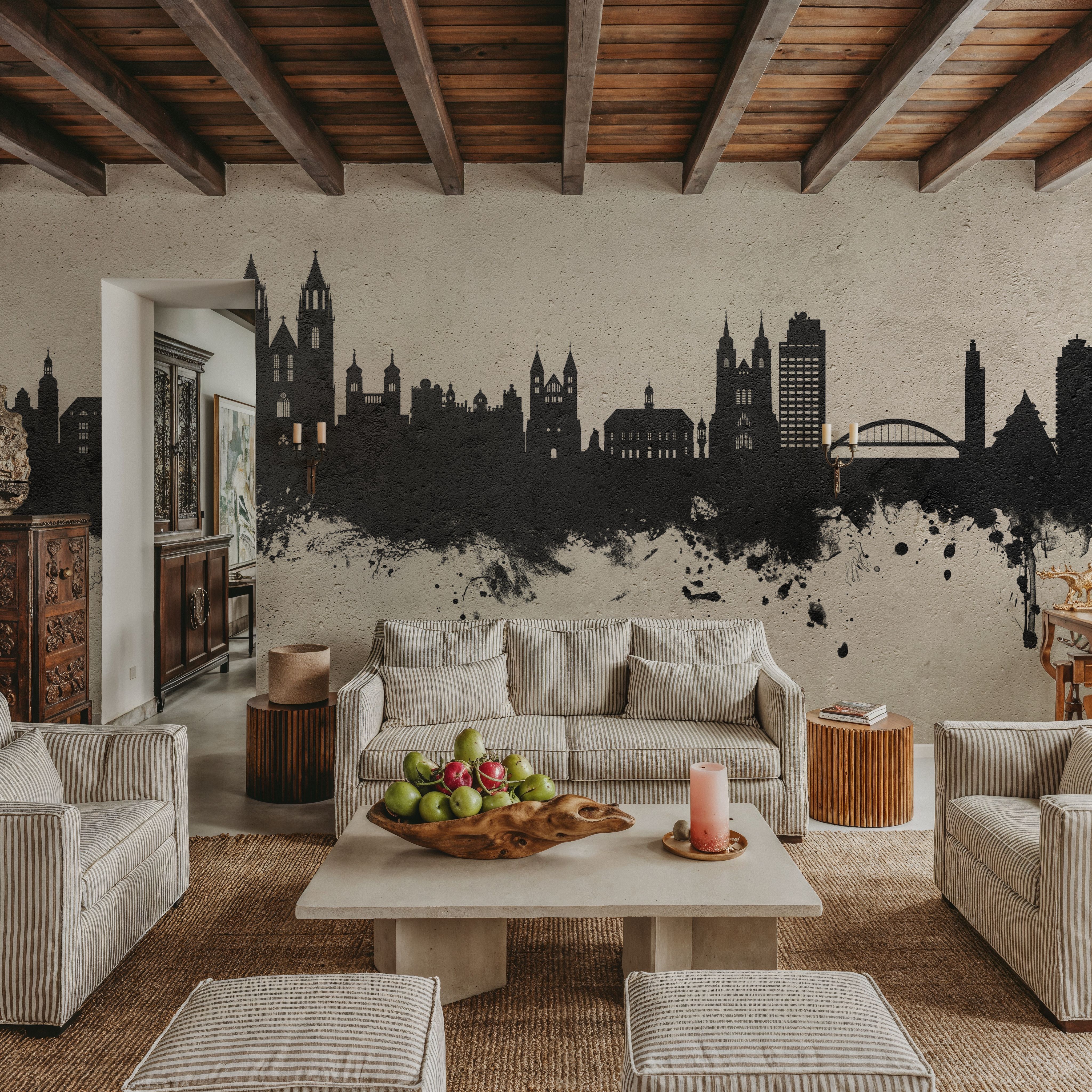 Magdeburg Germany Skyline Concrete