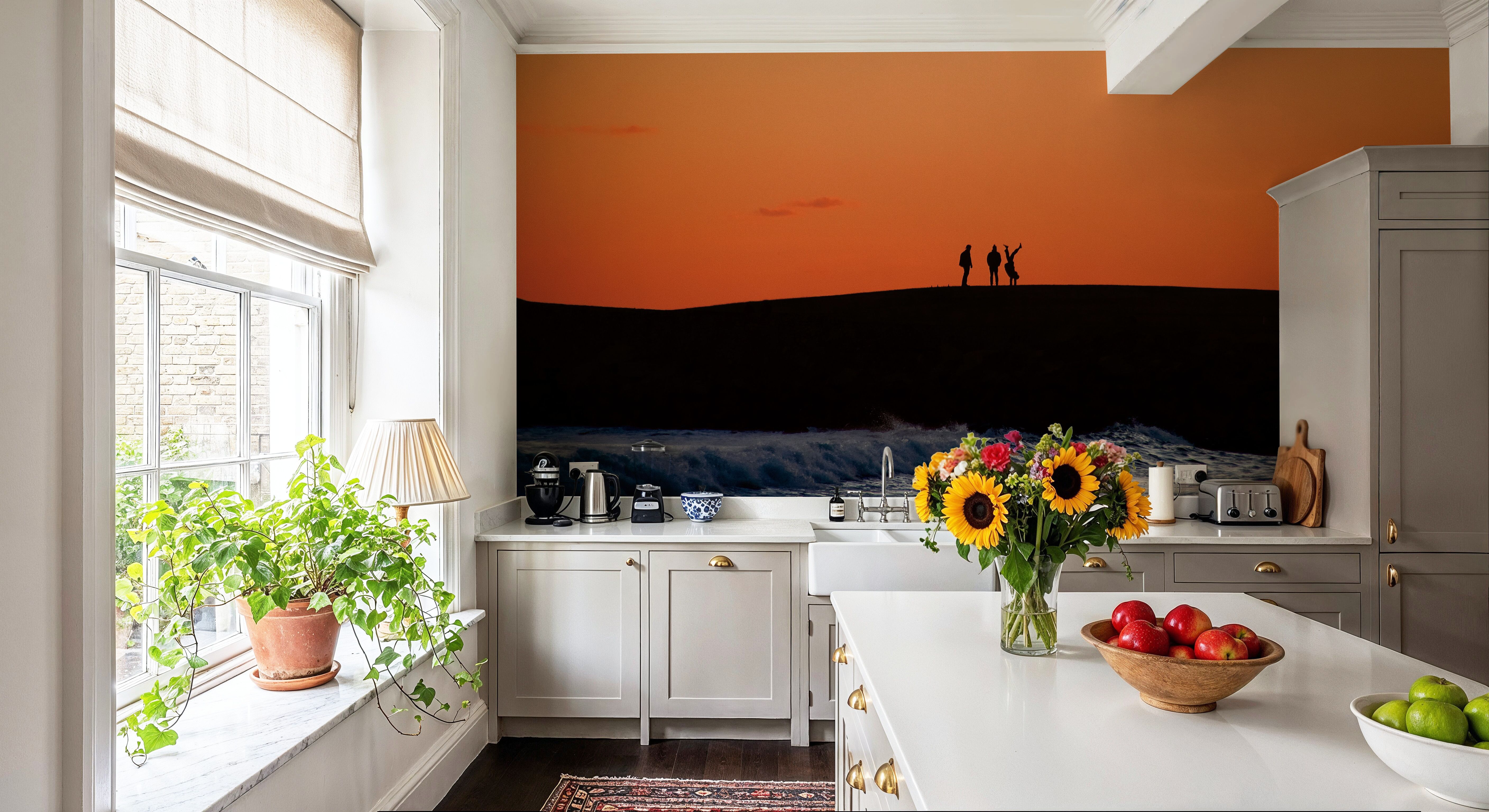 Watch Hill Hand Stand, Papel pintado